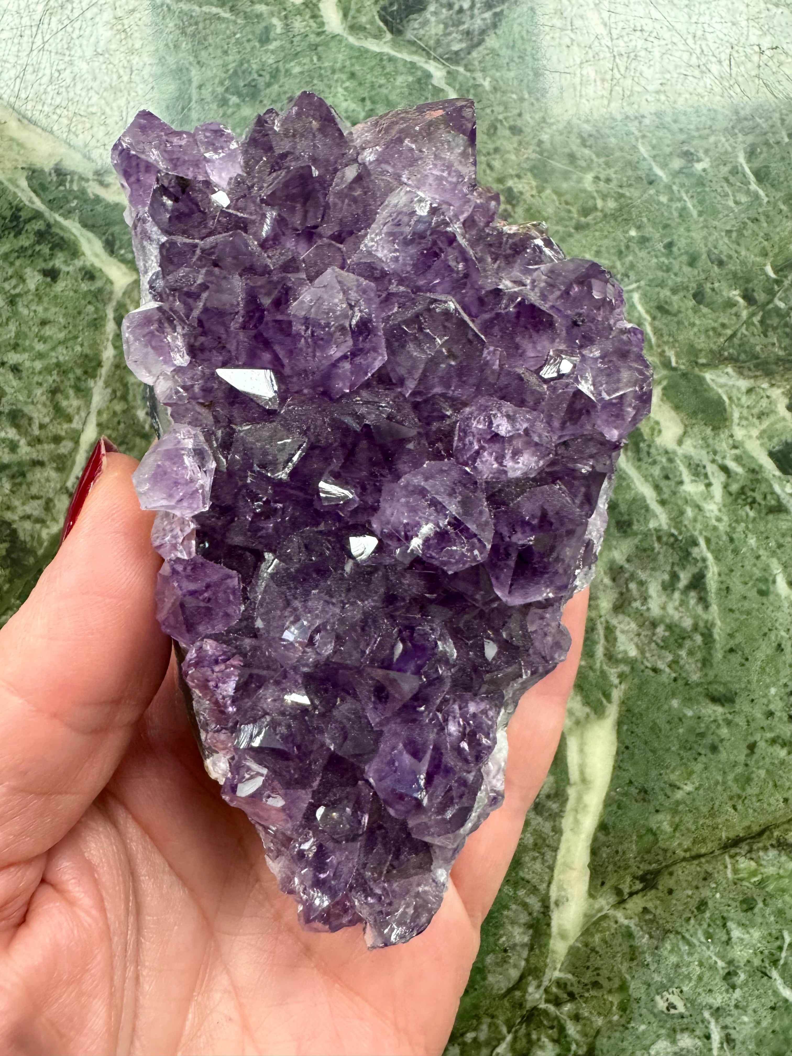 Ametyst rå klynge - RO, HEALING & SELVKÆRLIGHED 362 gram