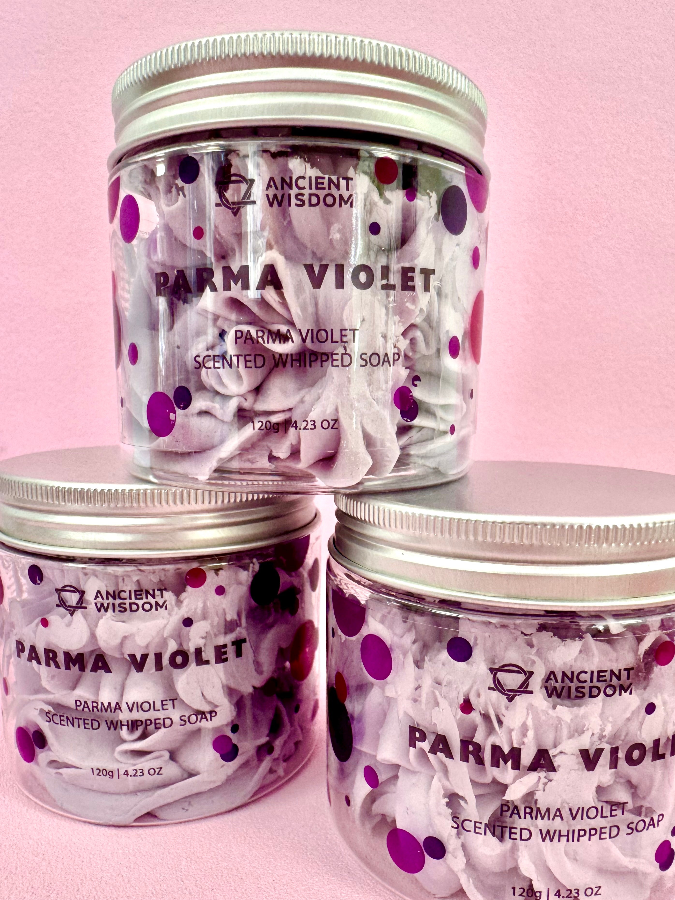 Månesøster Krystaller Badesæber, -olier og -salt Violet Paradise Whipped Cream Soap 120 gram
