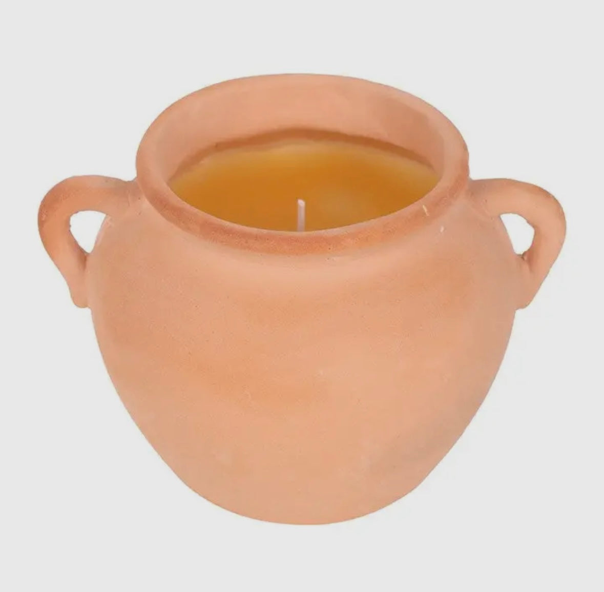 Terracotta urne med citronella-lys