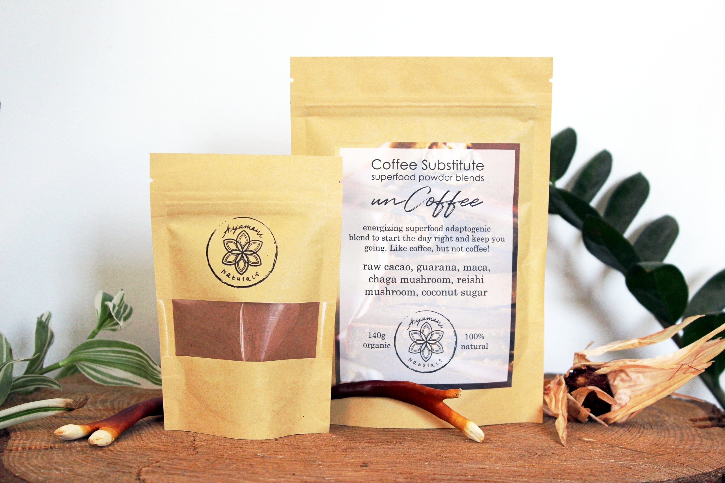 UNCOFFEE | HERBAL & CACAO COFFEE SUBSTITUTE ☽ Fra Ayamani Naturals 140 gram