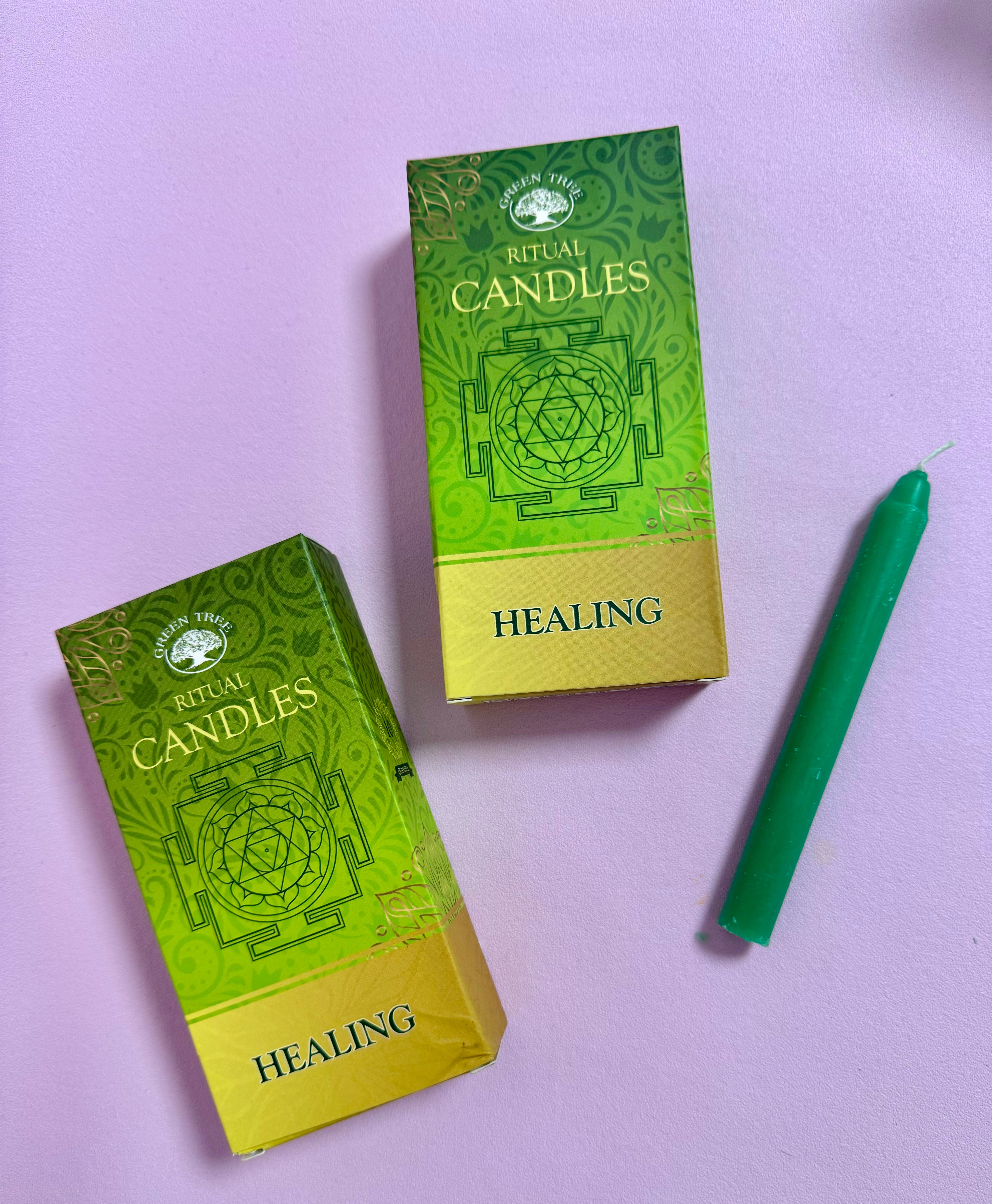 Månesøster Krystaller Horsens - Ritual Candles / Stearinlys- Healing ☾ MÅNESØSTER.DK / MAANESOESTER.DK