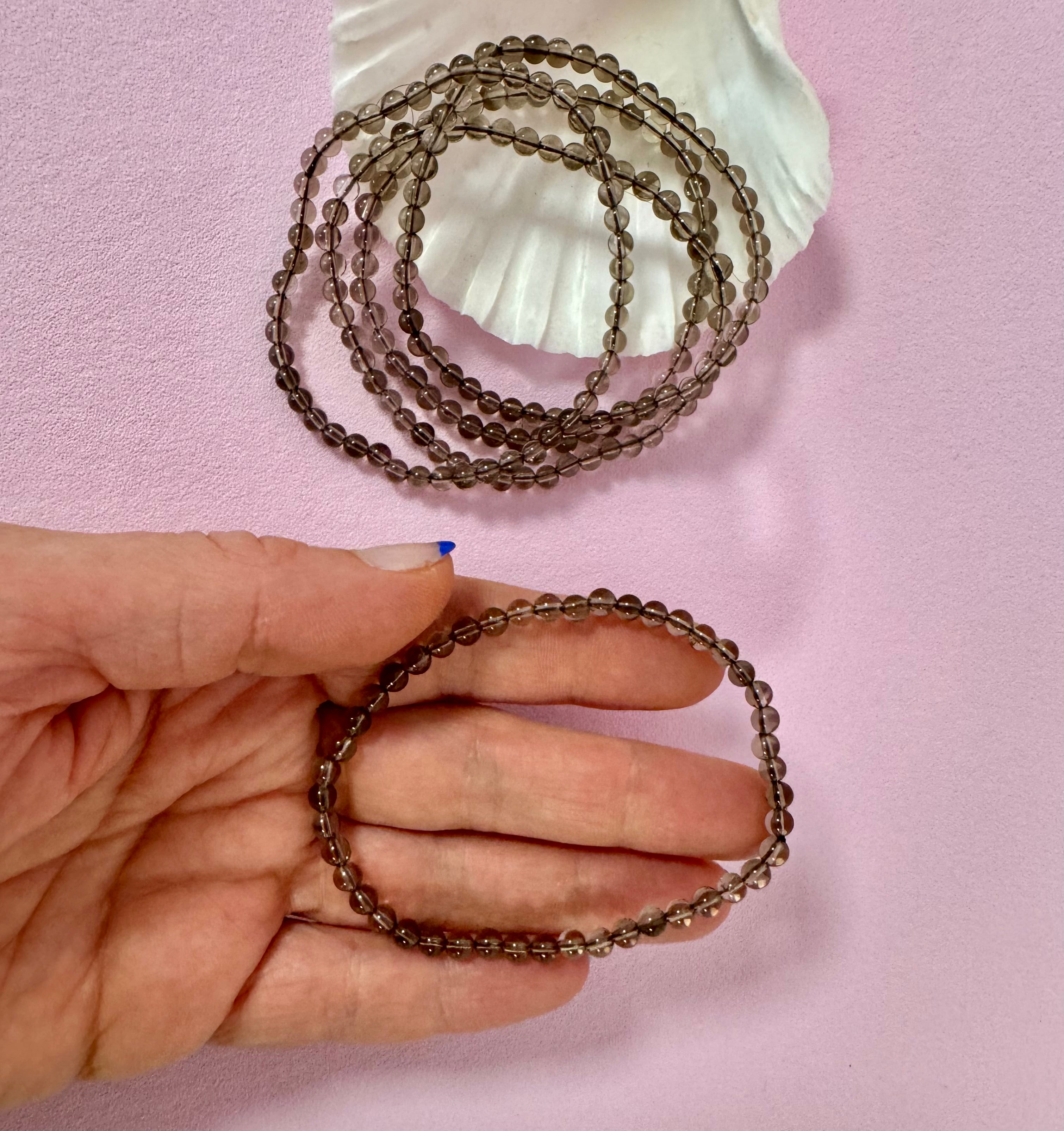 Månesøster Krystaller - Røgkvarts Armbånd - MÅNESØSTER.DK / MAANESOESTER.DK