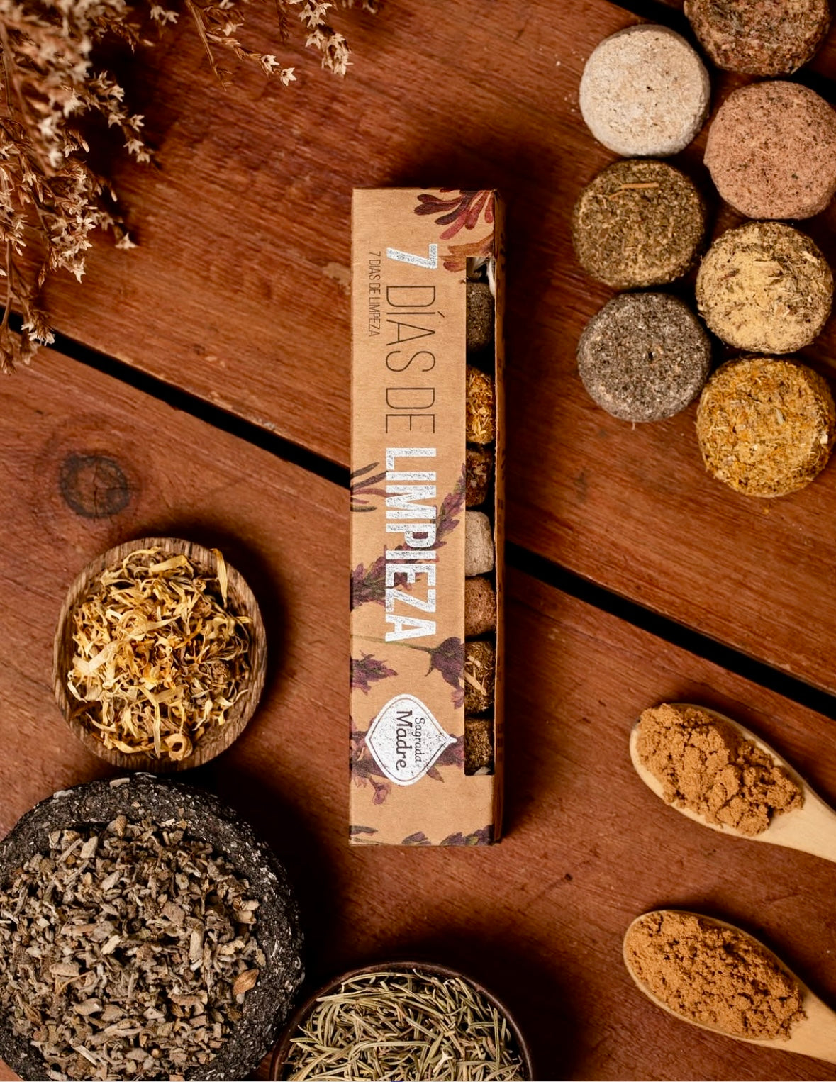 7-dages røgelses skiver til rensning - Sagrada Madre