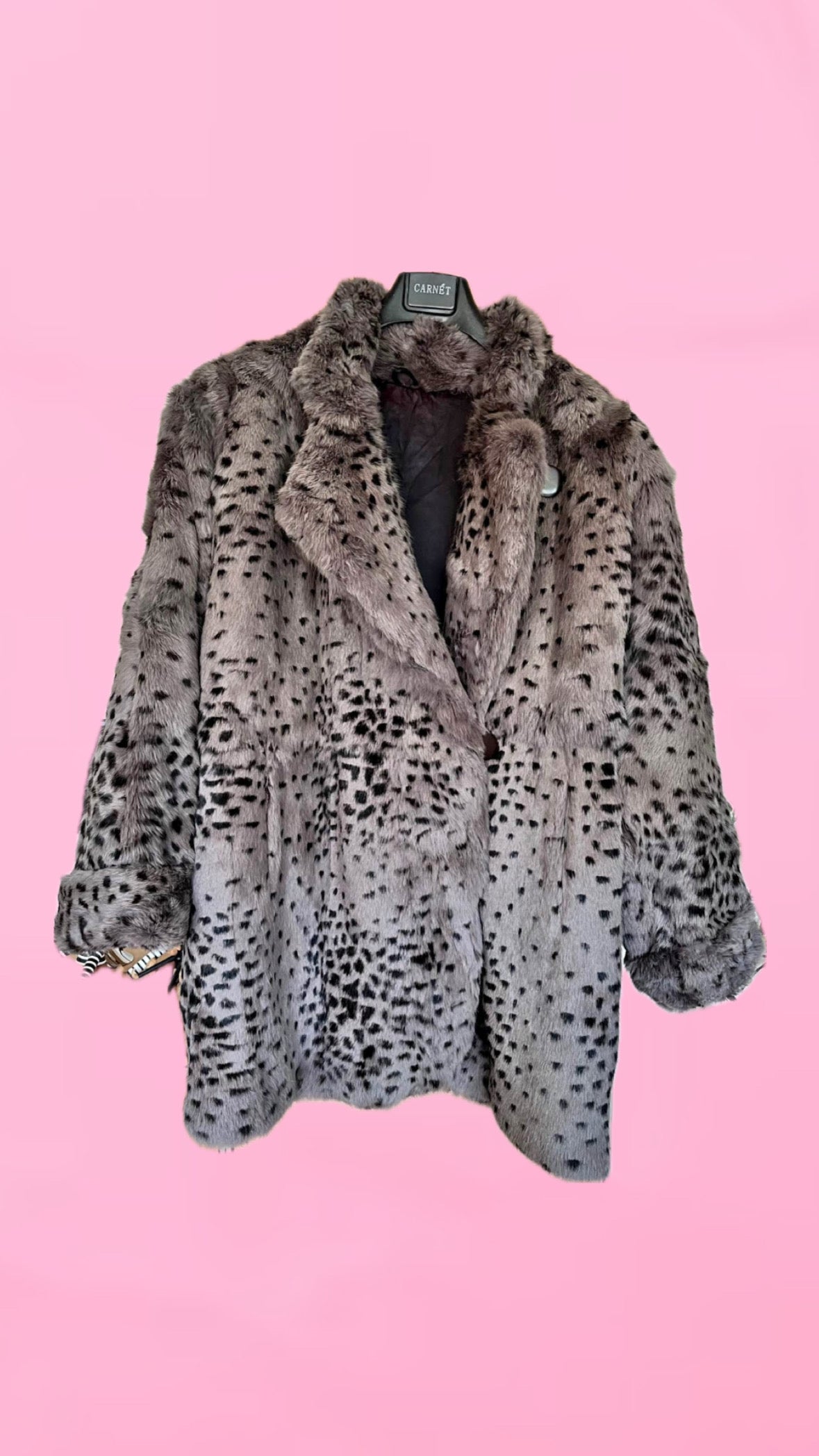 Pre-loved pels frakke str. 40