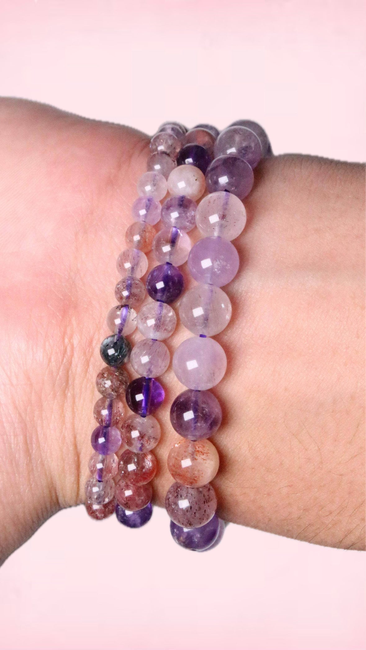 Super 7 Melody Rutil Armbånd 𓂀 6mm