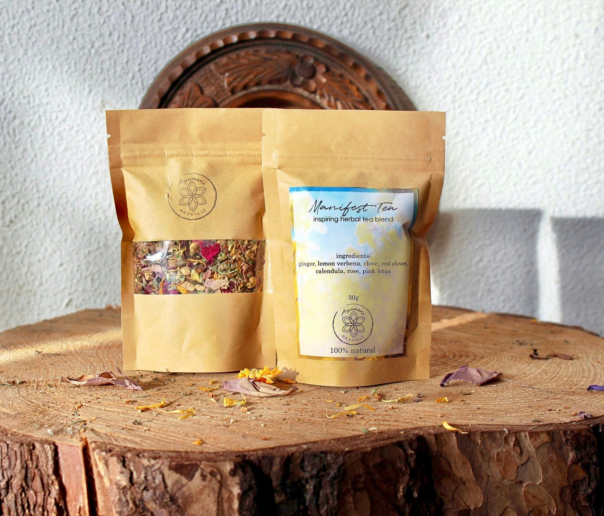 MANIFEST TEA ☽ te Fra Ayamani Naturals ☽ 100 gram