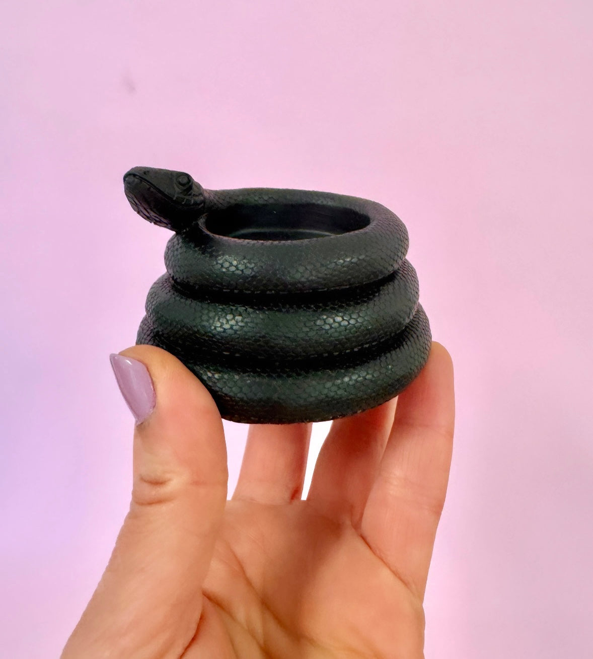Månesøster Krystaller Gothic Snake Fyrfadsstage Lysestage Stearinlys