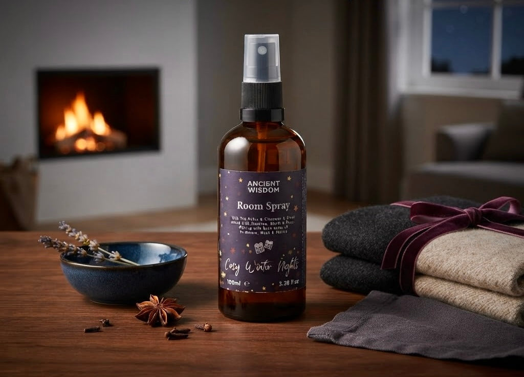 Cosy Winter Nights – Room Spray fra Ancient Wisdom
