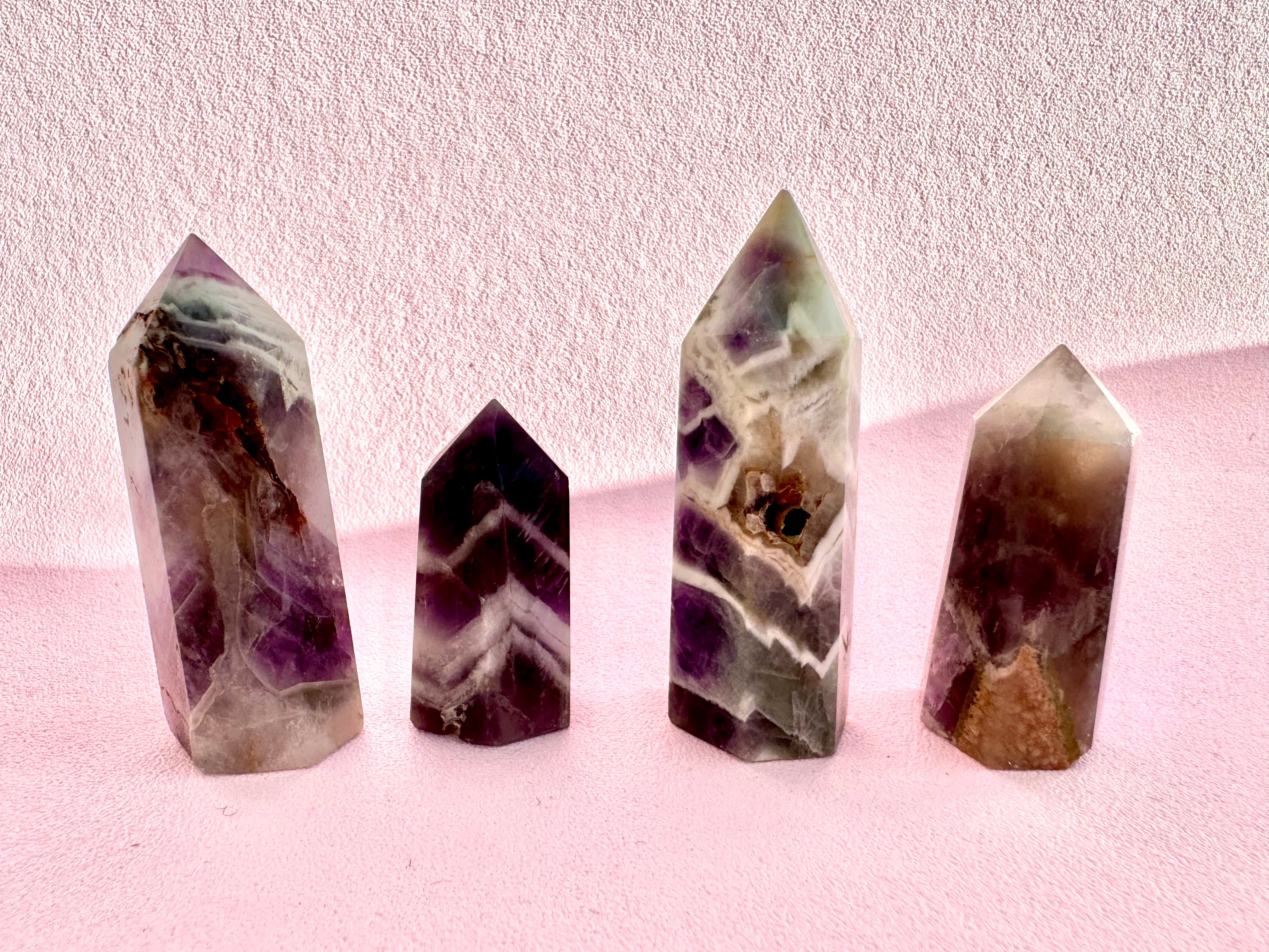 Drømme Ametyst Tårn ☾ RO, HEALING & SELVKÆRLIGHED ☾ Nr. 46-50