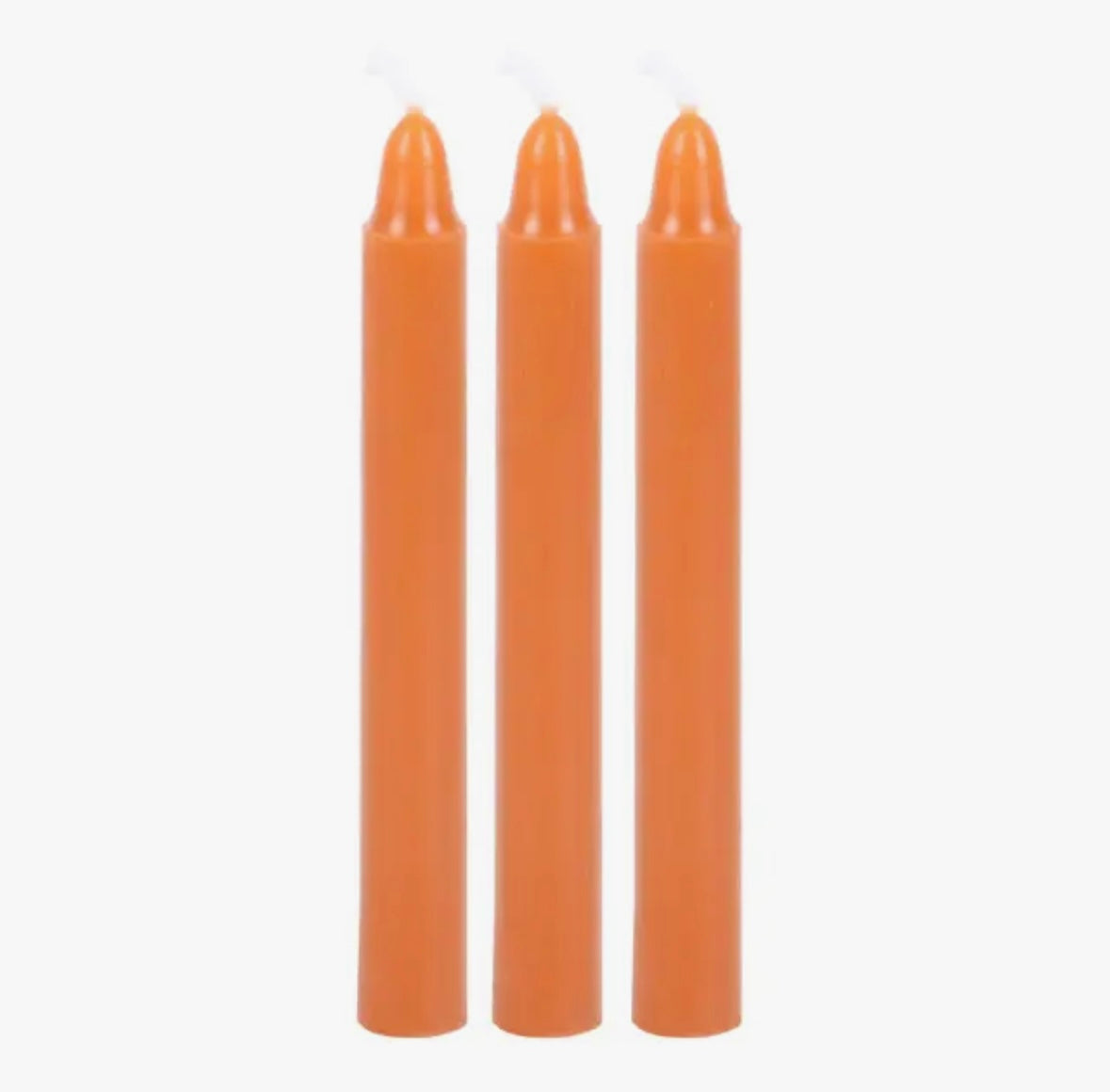 Månesøster Krystaller - Orange ☾ Attraction SPELL CANDLES ☾ For Tiltrækning