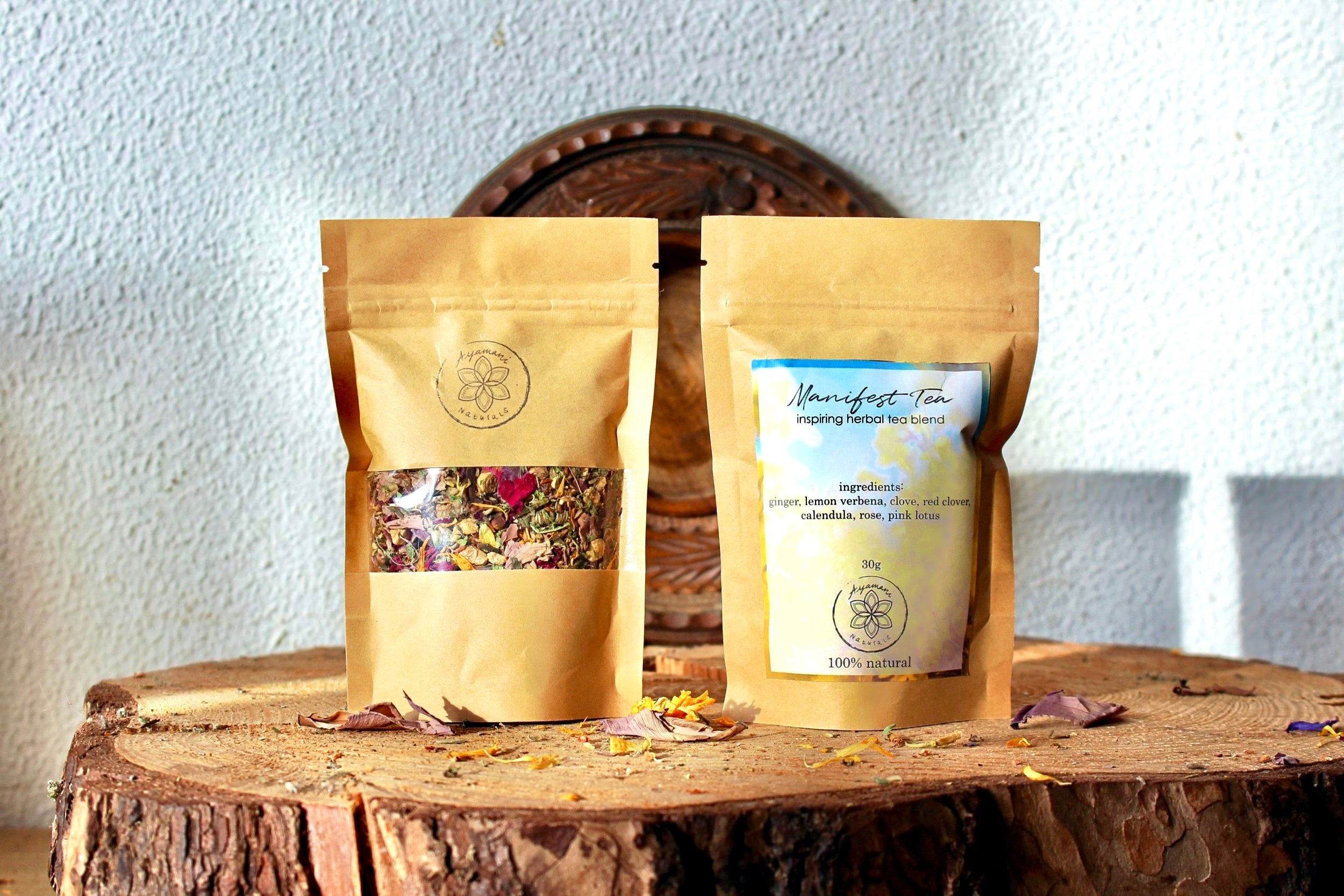 MANIFEST TEA ☽ te Fra Ayamani Naturals ☽ 100 gram