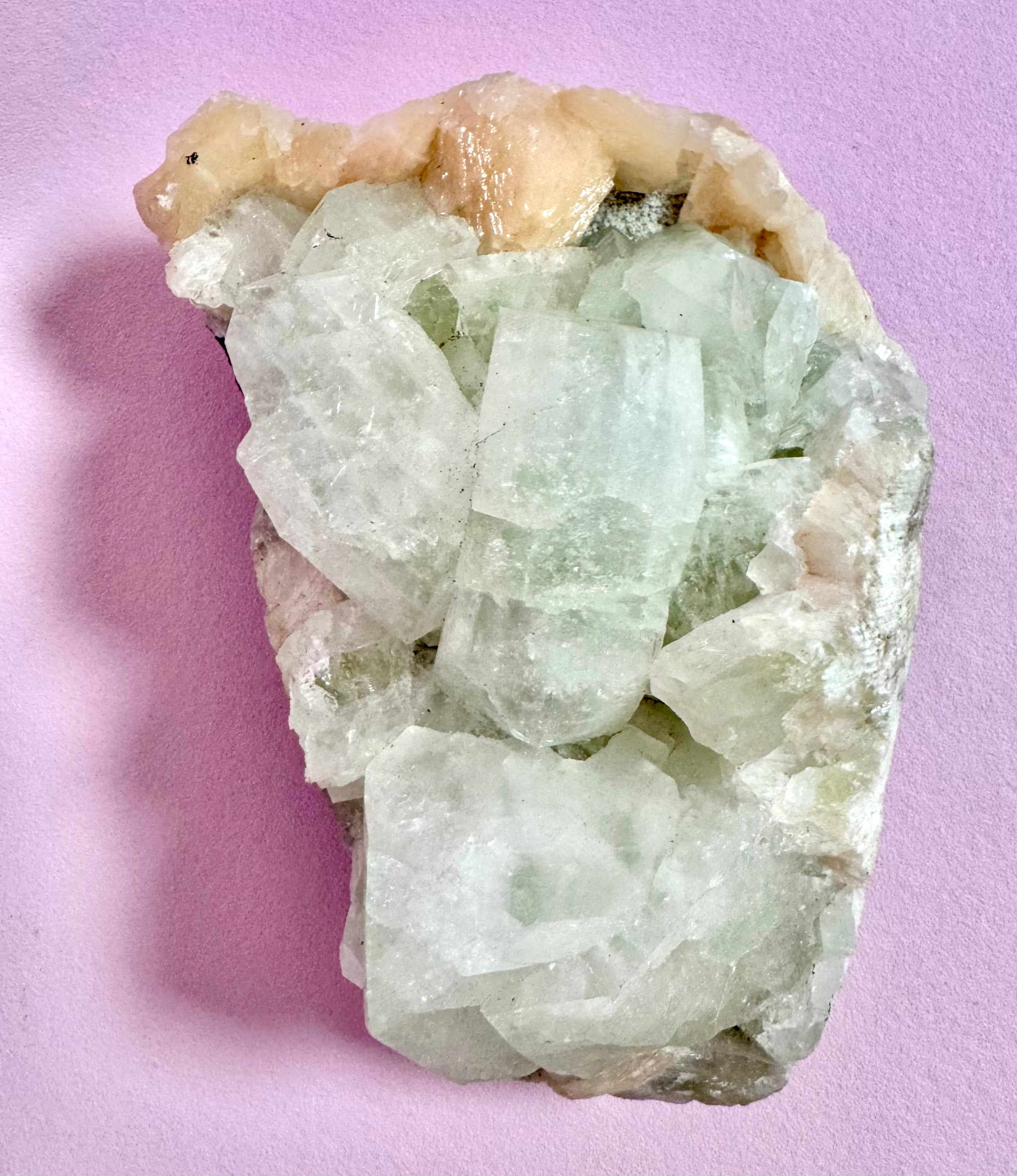 Apophyllit klynge – Zeolit ☾ nr. 333 - 1,1 kg