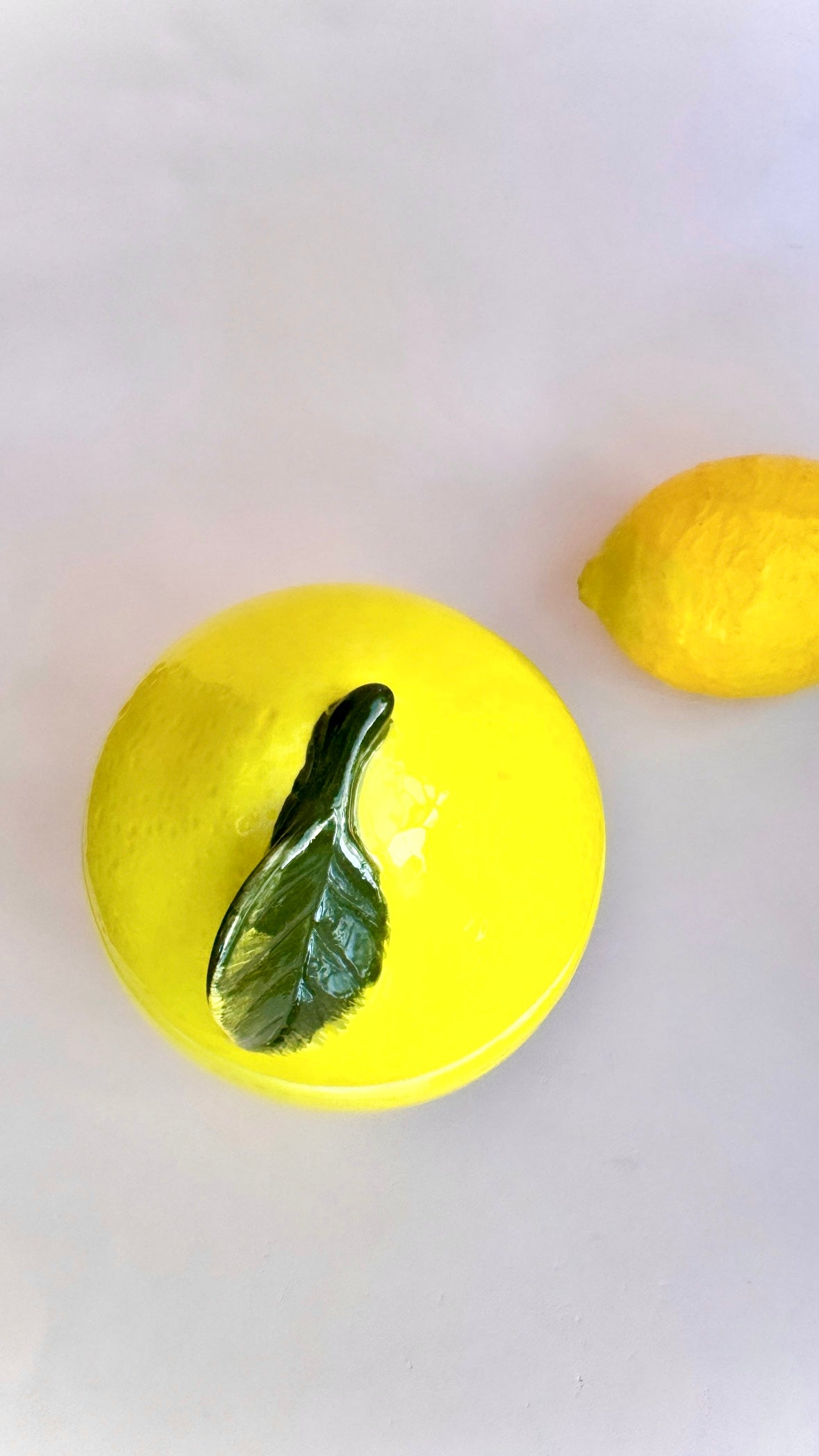 Månesøster Krystaller Voks-røgelses Brænder - Citron Til Aromaterapi