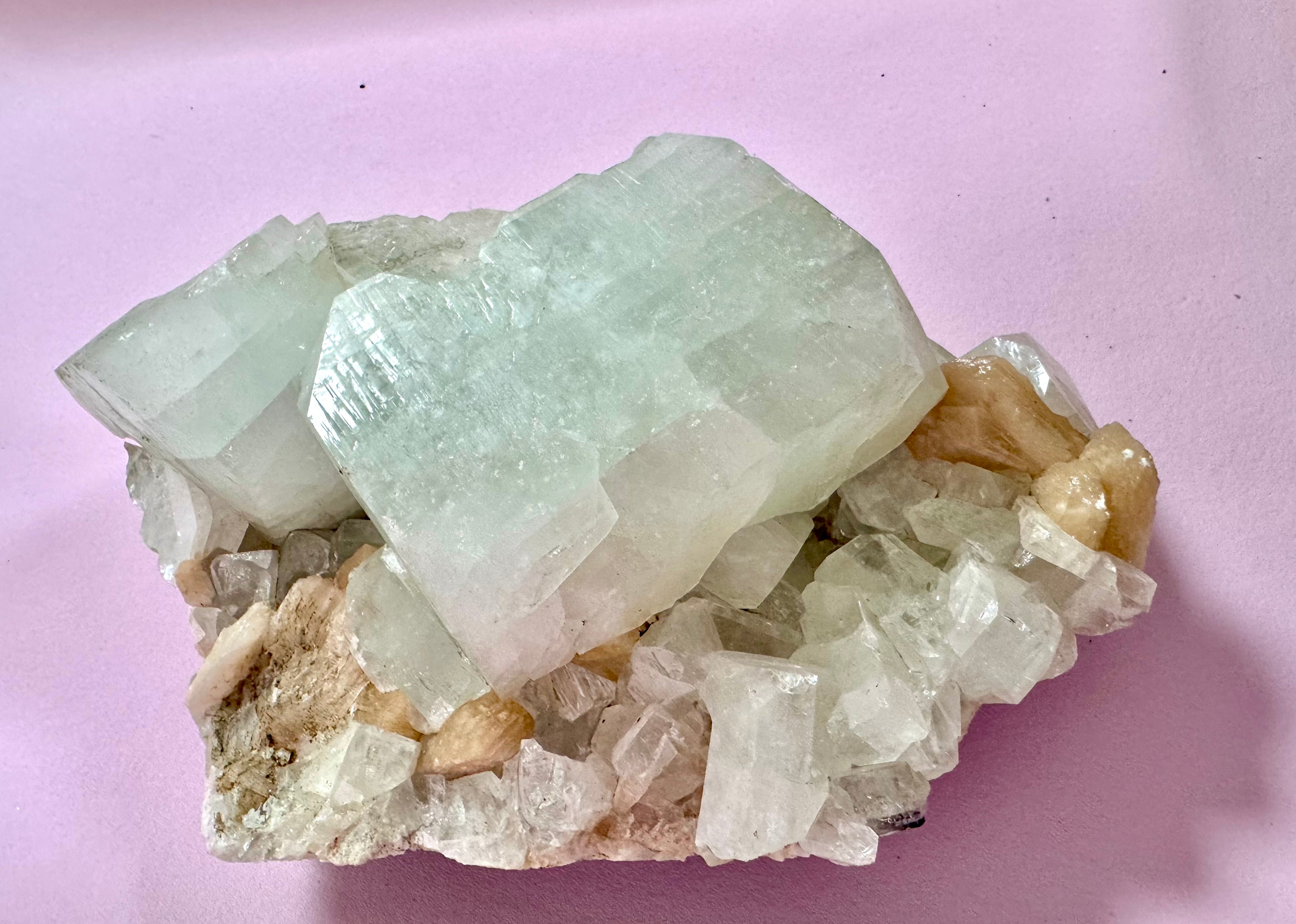 Stor Apophyllit klynge – Zeolit ☾ nr. 222 - 3,5 kg