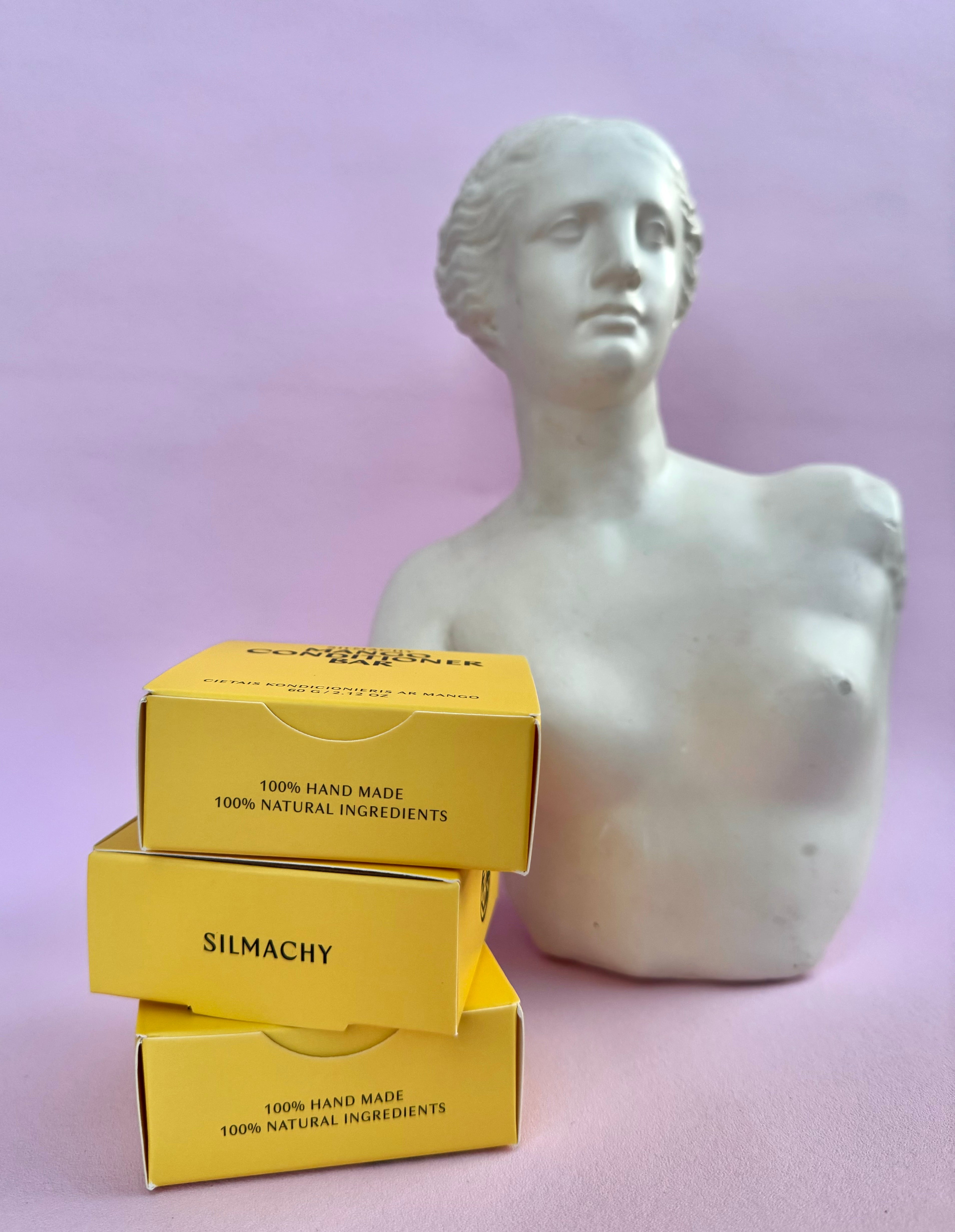 Månesøster Krystaller Nærende Mango Balsam Bar med mango ekstrakt Fra SILMACHY - Skæg Shampoo / Pleje