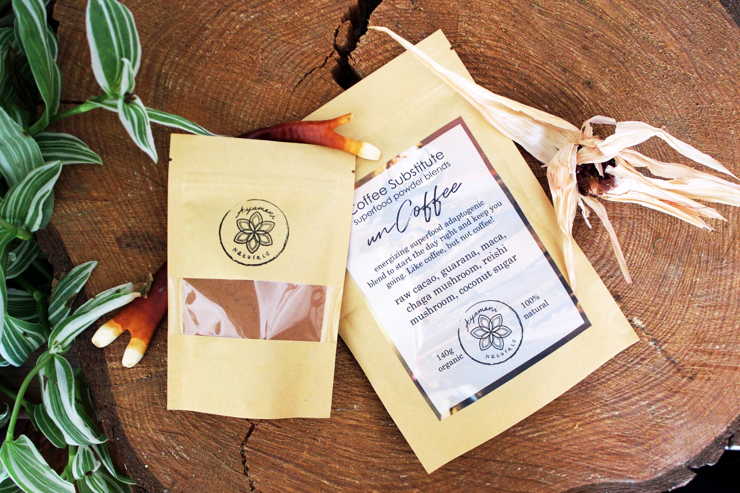 UNCOFFEE | HERBAL & CACAO COFFEE SUBSTITUTE ☽ Fra Ayamani Naturals 140 gram
