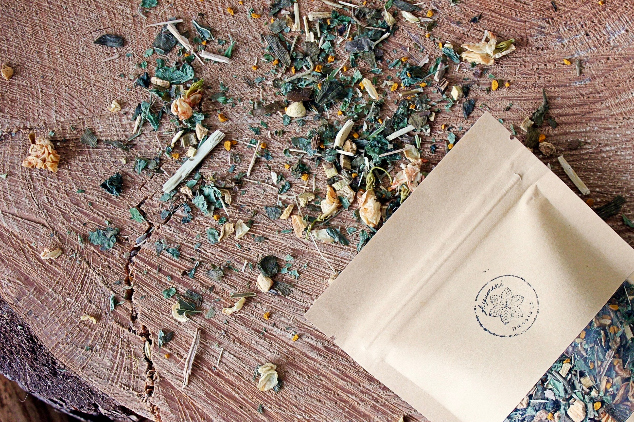 CLARITEA | PINEAL GLAND DECALCIFYING HERBAL TEA, FOR FOCUS MOOD & MEMORY fra Ayamani - 65 gram