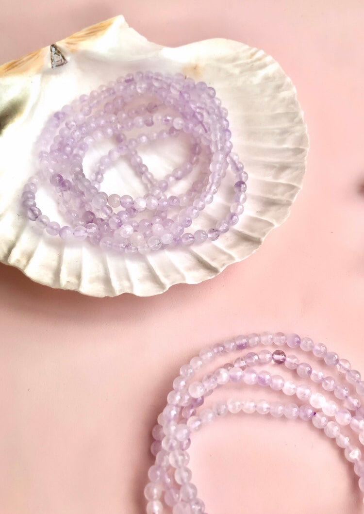 Månesøster Krystaller Lavendel Ametyst ☾ Armbånd
