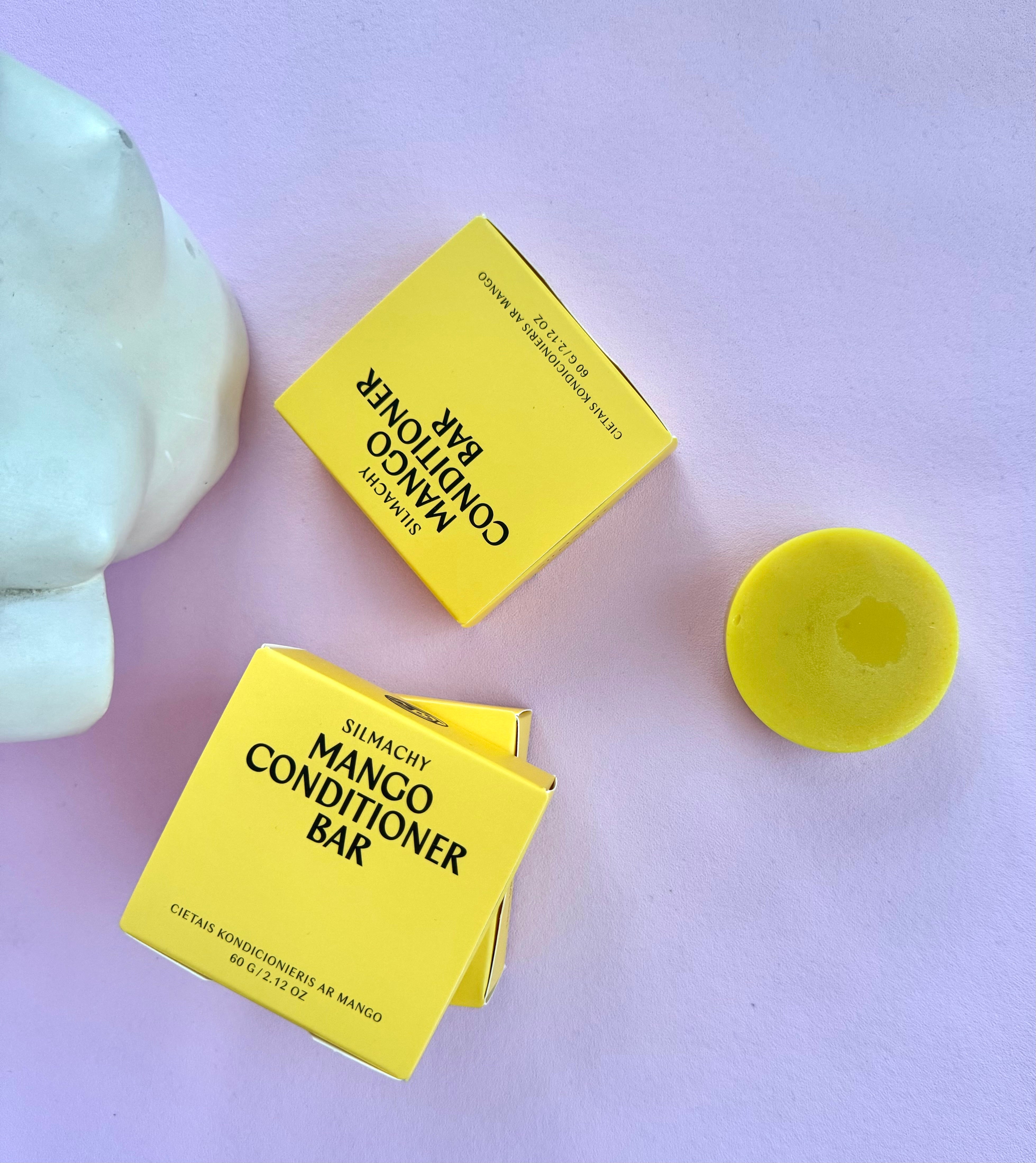 Månesøster Krystaller Nærende Mango Balsam Bar med mango ekstrakt Fra SILMACHY - Skæg Shampoo / Pleje