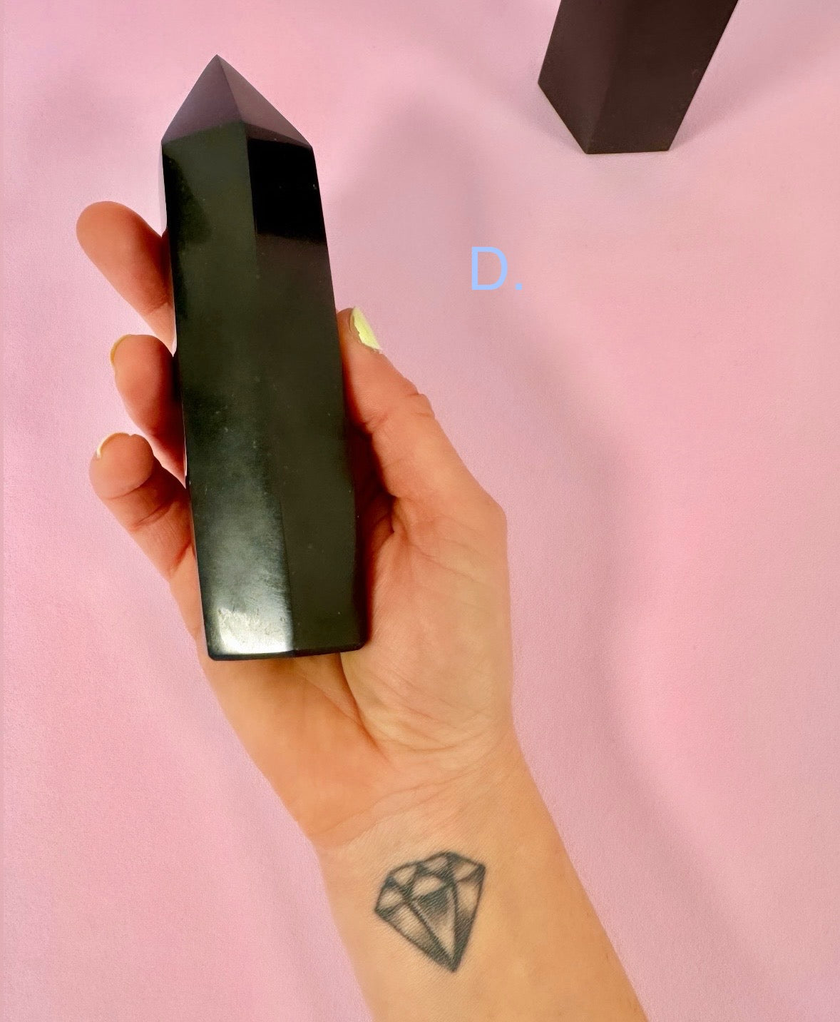 Sort Turmalin Tårn ☾ en enormt powerfull beskytter mod alt form for negativ energi ☾ (D - E)