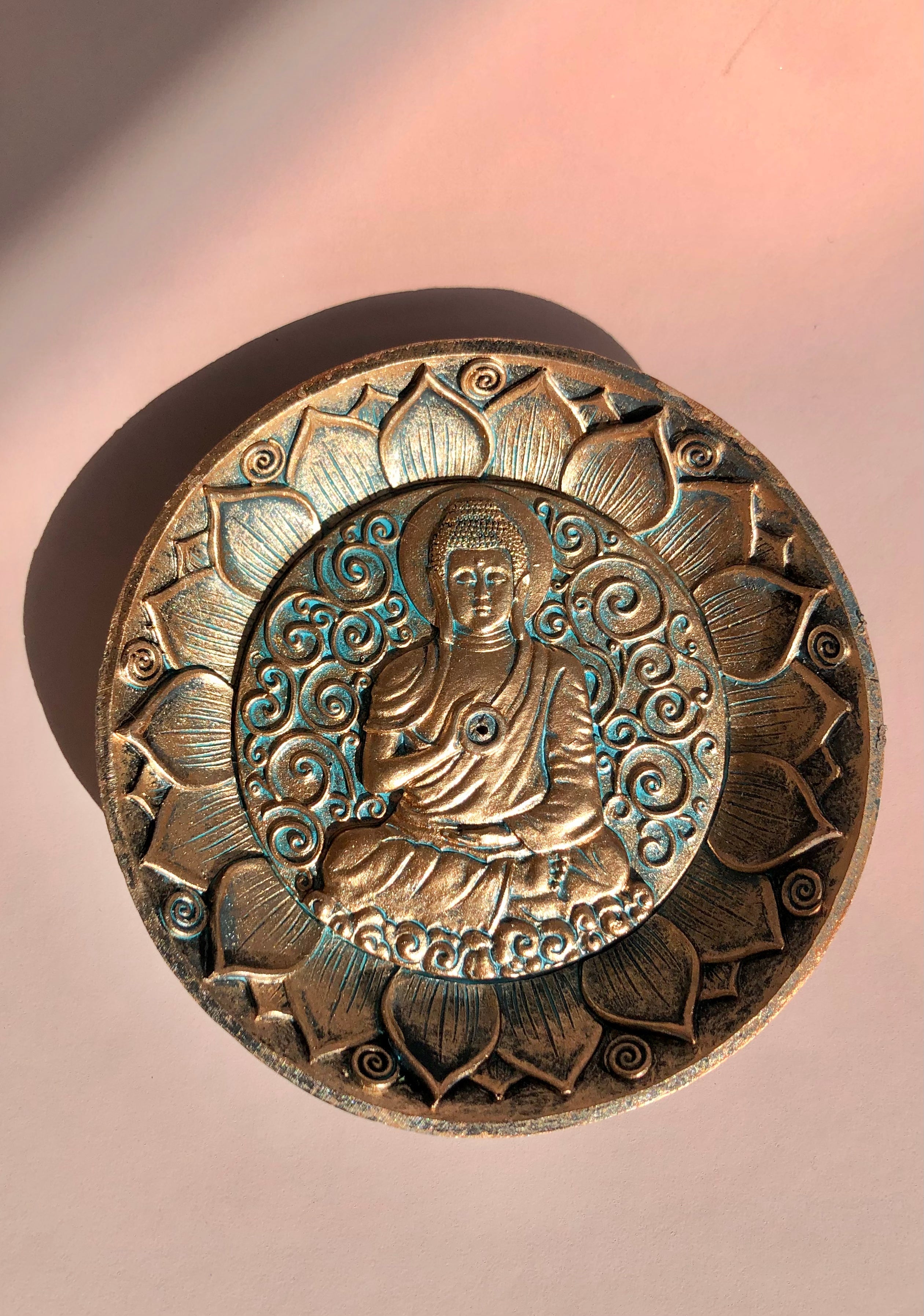 Resin Røgelsesholder  ☽ Buddha