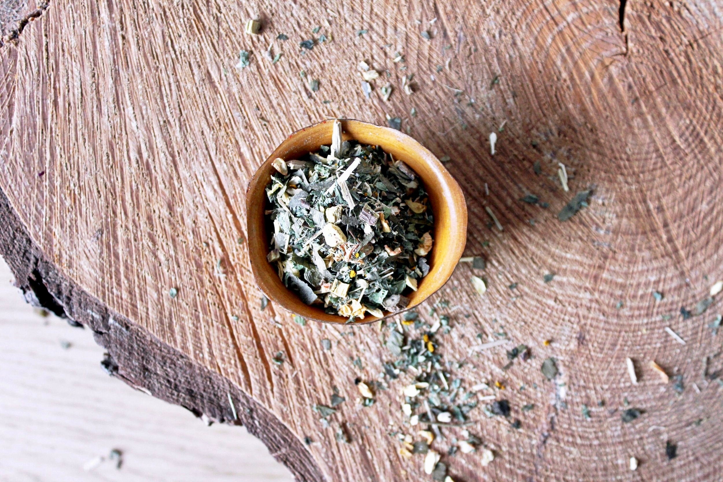 CLARITEA | PINEAL GLAND DECALCIFYING HERBAL TEA, FOR FOCUS MOOD & MEMORY fra Ayamani - 65 gram