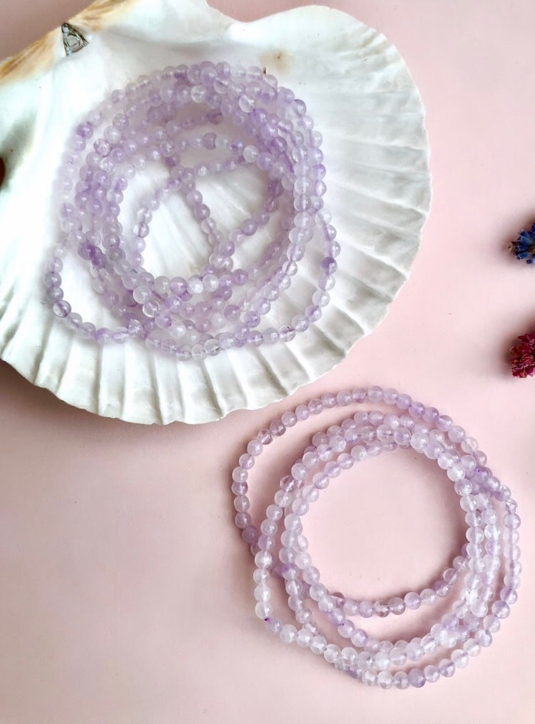 Månesøster Krystaller Lavendel Ametyst ☾ Armbånd