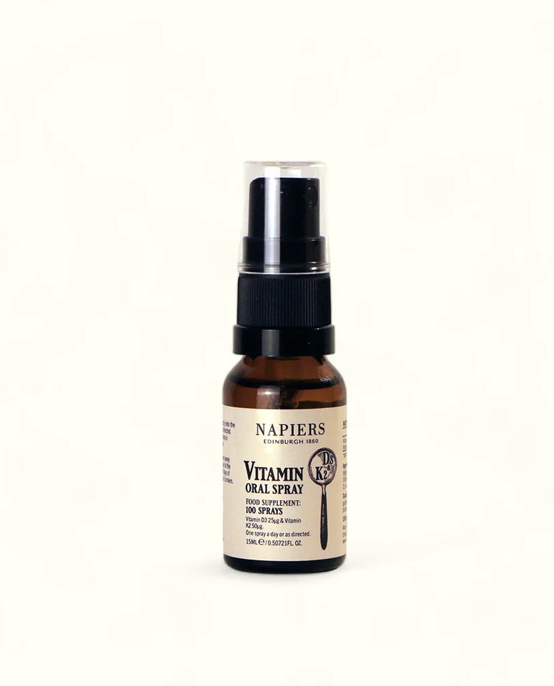 Napiers Vitamin D3 (25mcg) & K2 (50mcg) Spray 15ml