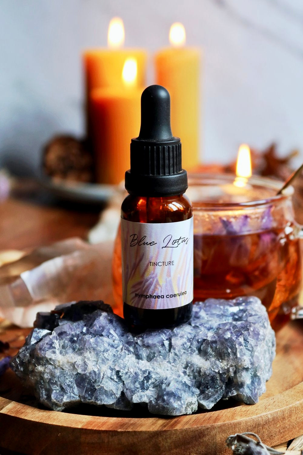 BLUE LOTUS TINCTURE 15:1 ☽ Fra Ayamani Naturals - 20 ml./ MAANESOESTER.DK / MÅNESØSTER.DK