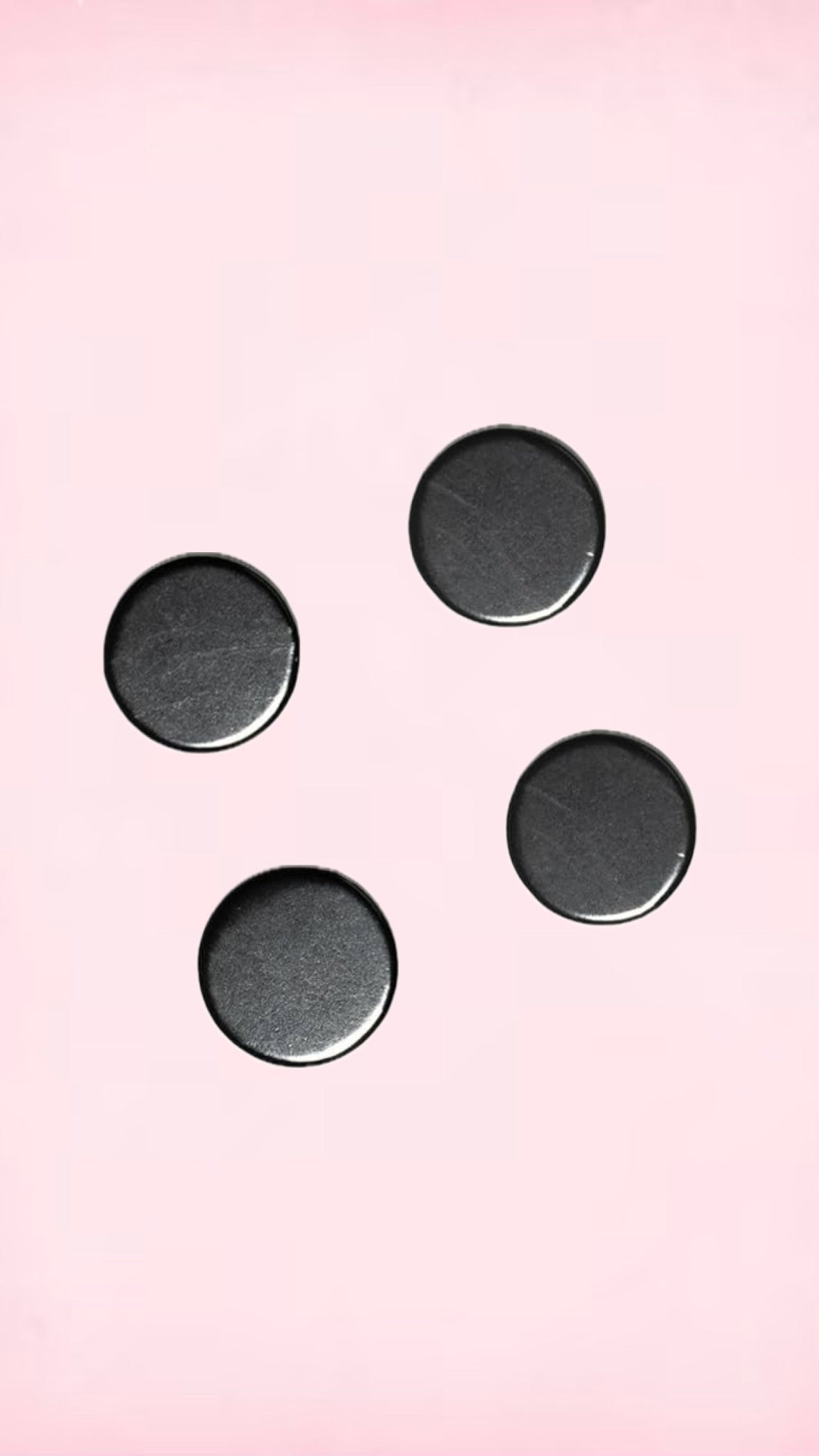 Shungit cirkulær klæbende plade