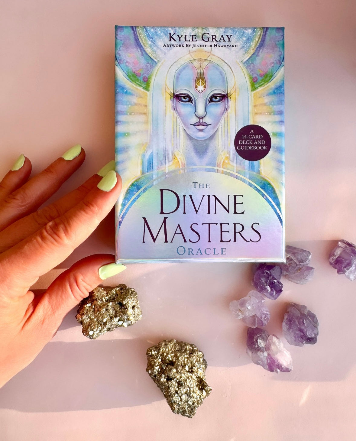 Månesøster Krystaller Divine Masters Oracle - OrakelKort & guidebog af Kyle Gray