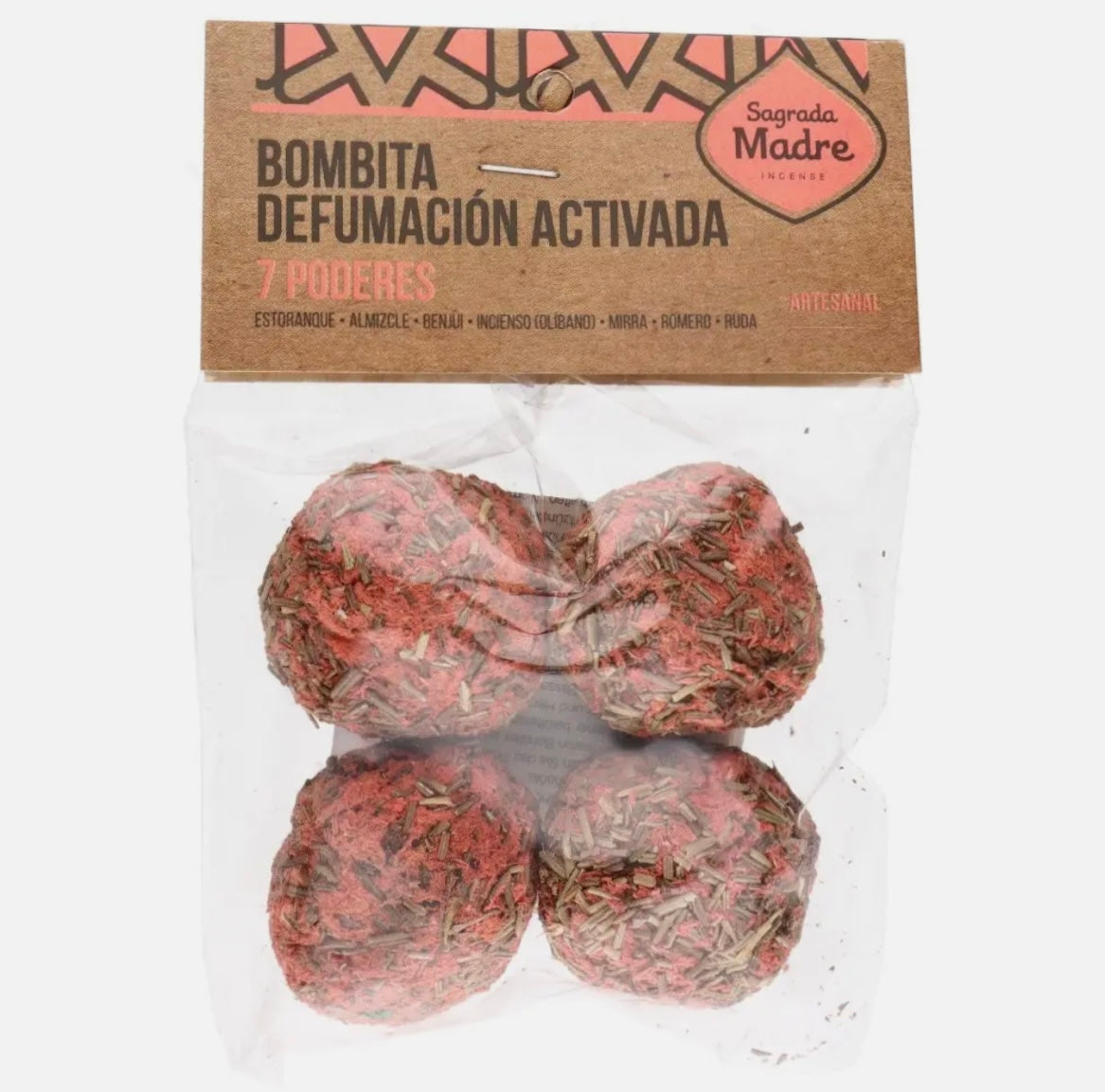 Bombita 7 powers - pose med 4 bolde - Sagrada madre