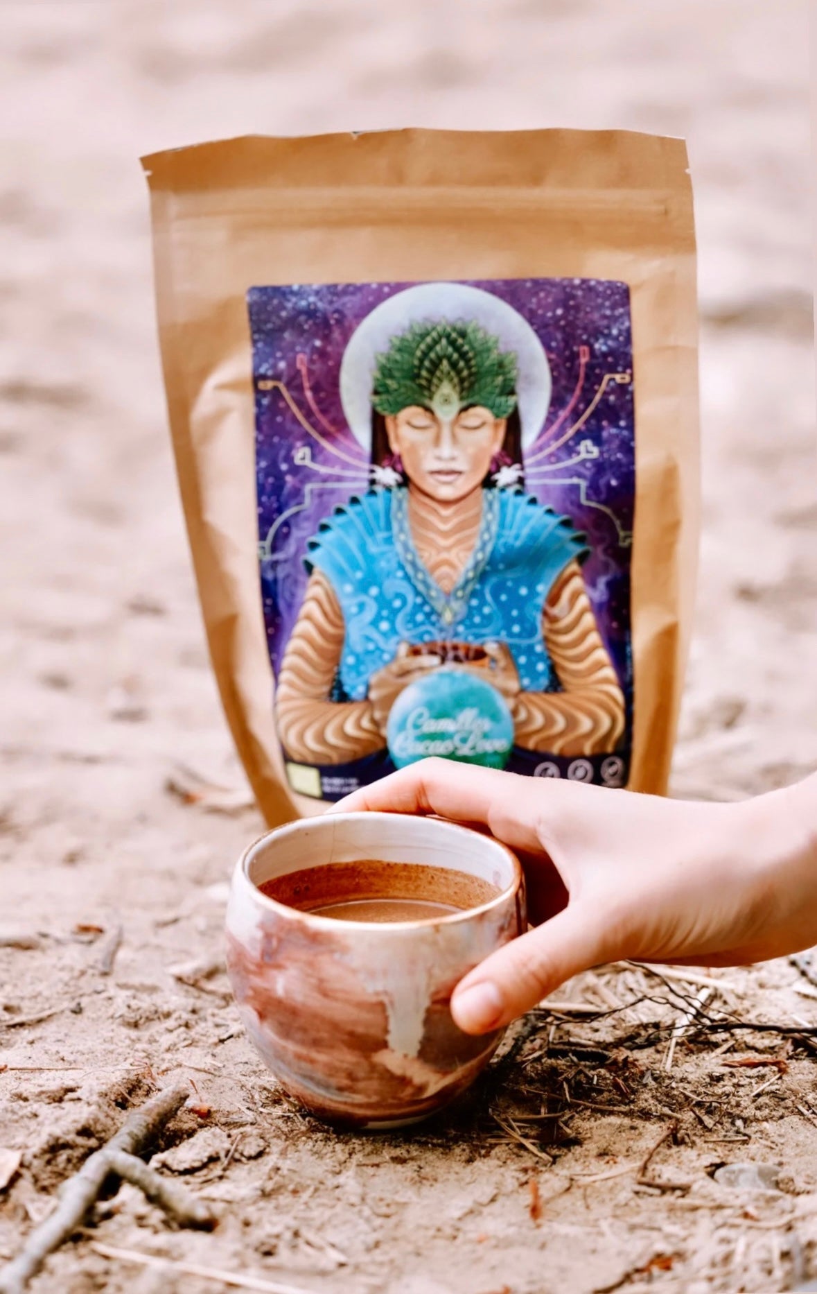 Månesøster Krystaller Camilles Cacao Love - 100g - ceremoniel cacao / MAANESOESTER.DK / MÅNESØSTER.DK