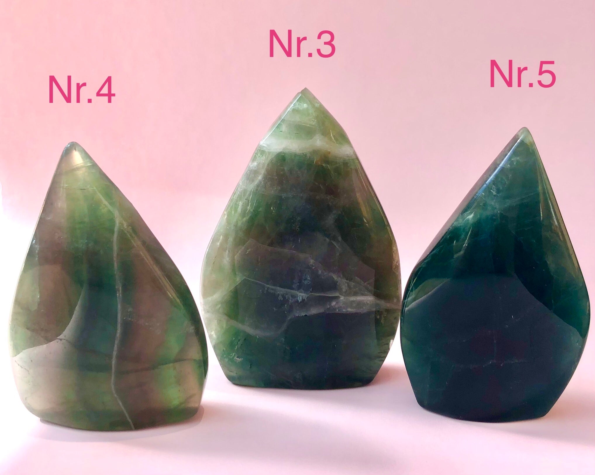 Fluorit flamme ☾ Koncentration, Grounding & Balance ☾ Nr.3-5