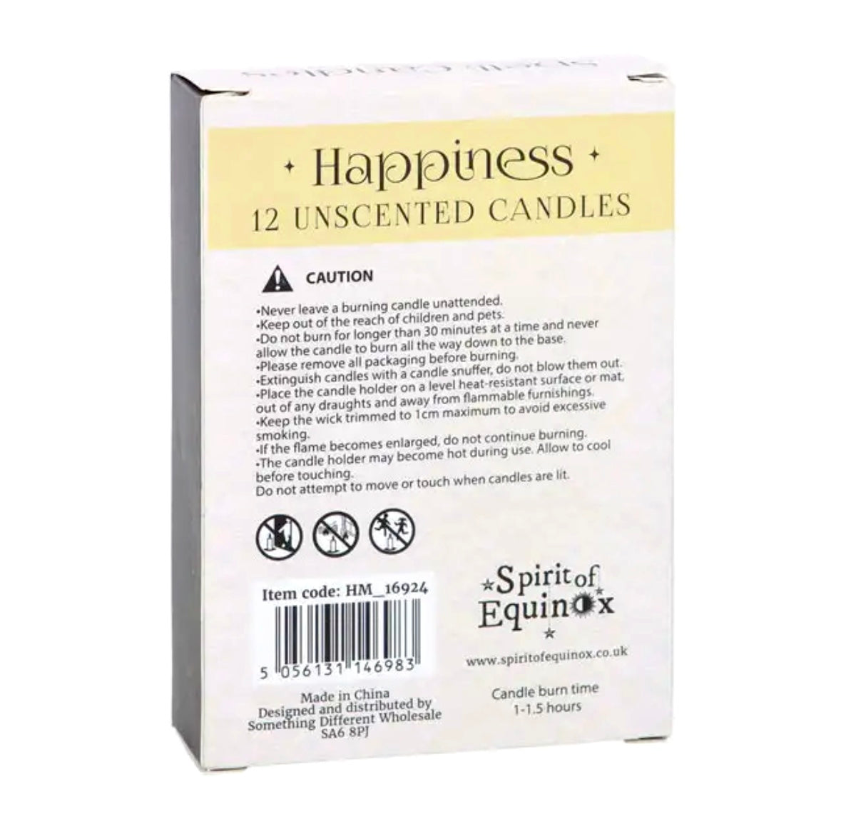 Månesøster Krystaller - Gul ☾ Happiness SPELL CANDLES ☾ For glæde