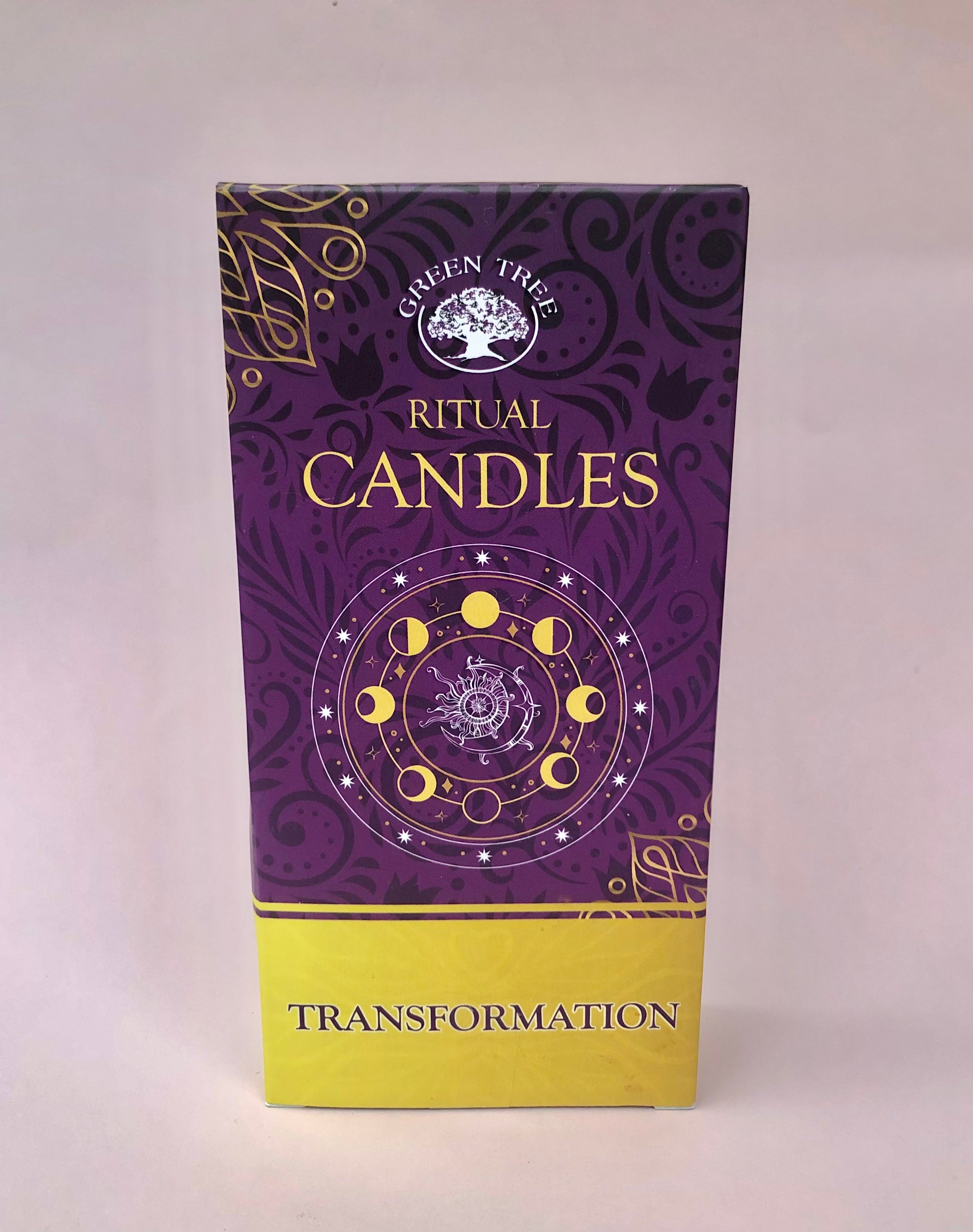 Månesøster Krystaller Stearinlys Ritual Transformation CANDLES