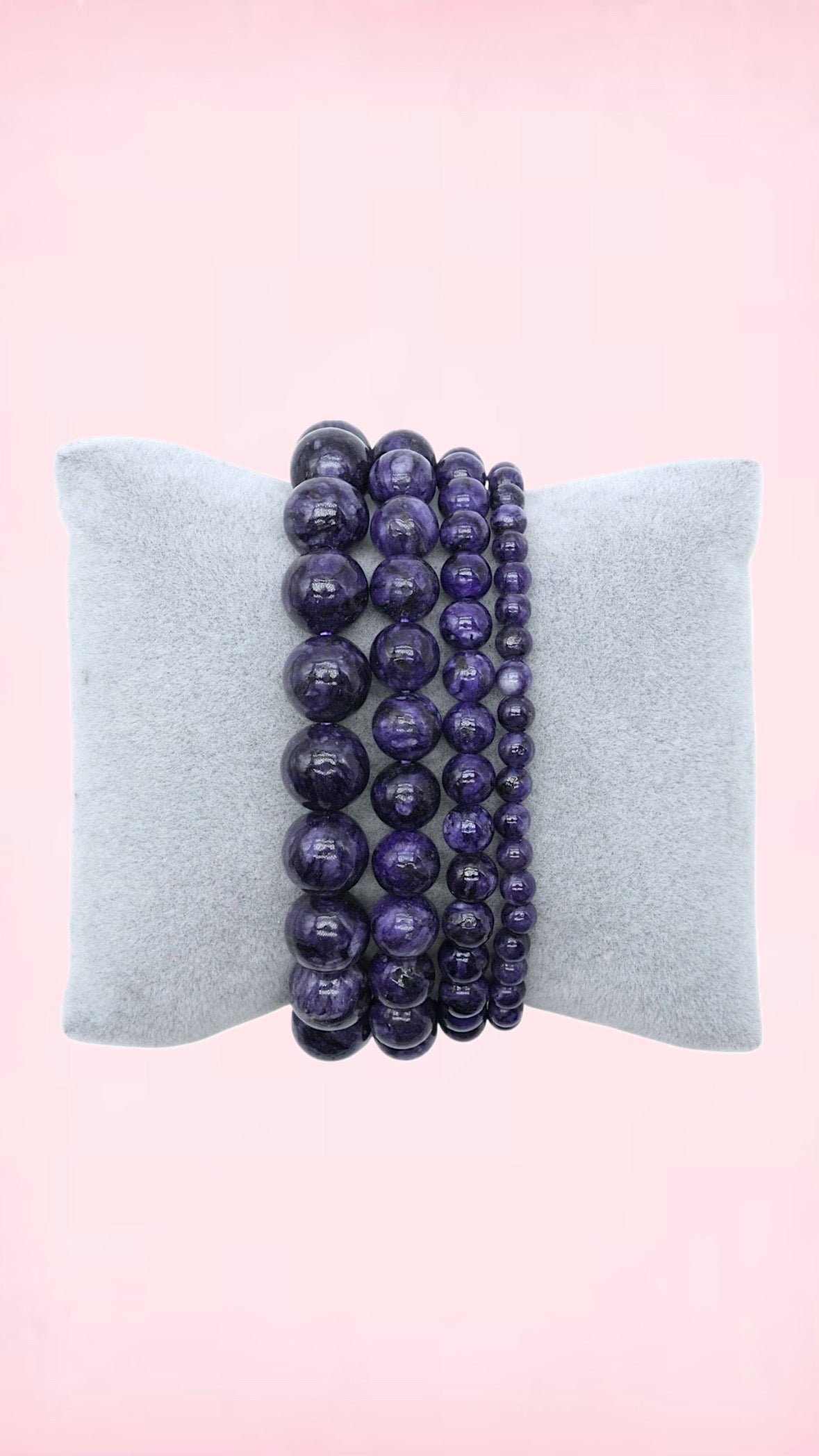 Charoit-armbånd 4 mm