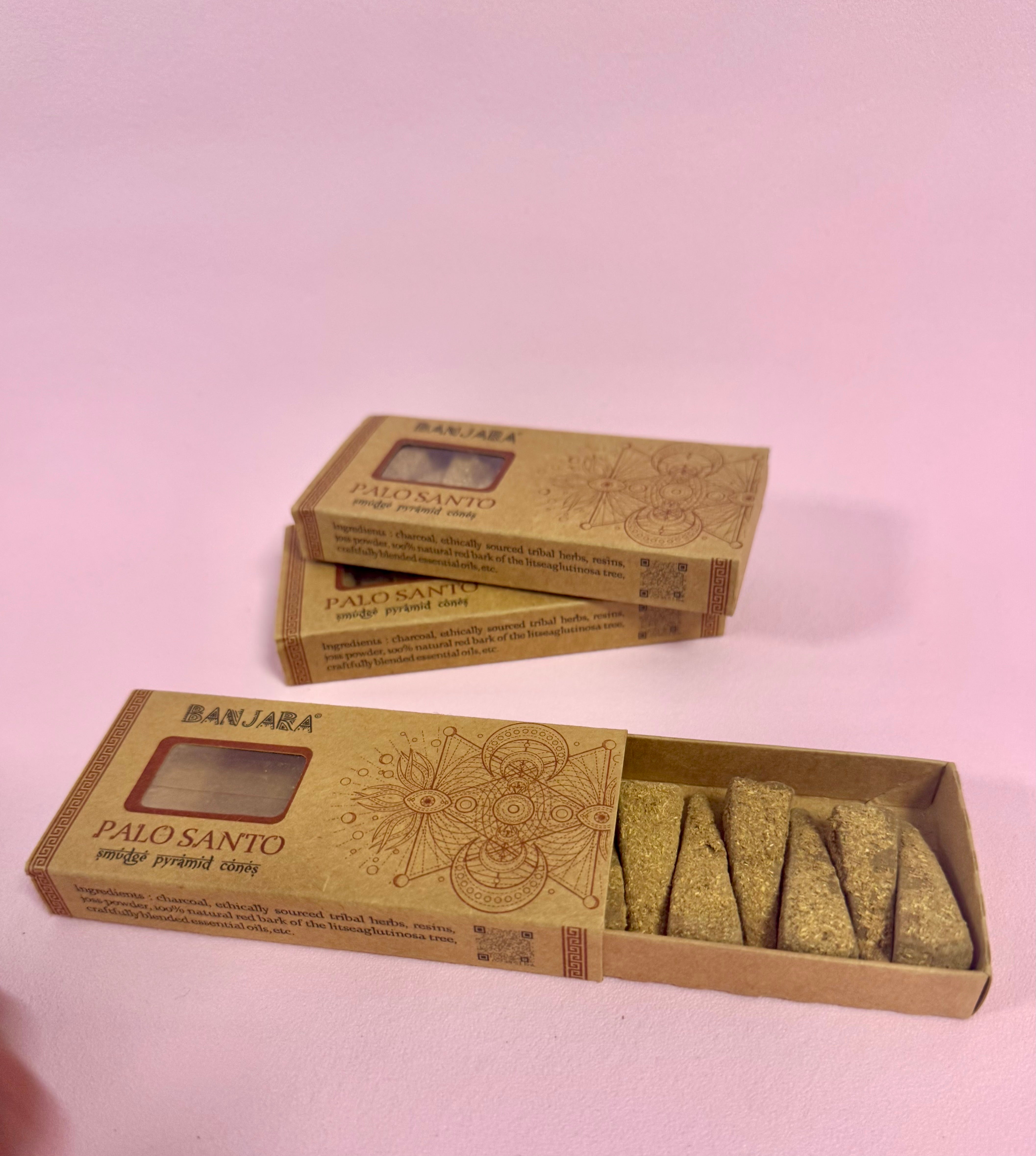 Palo Santo Smudge Pyramide Kegler - Banjara