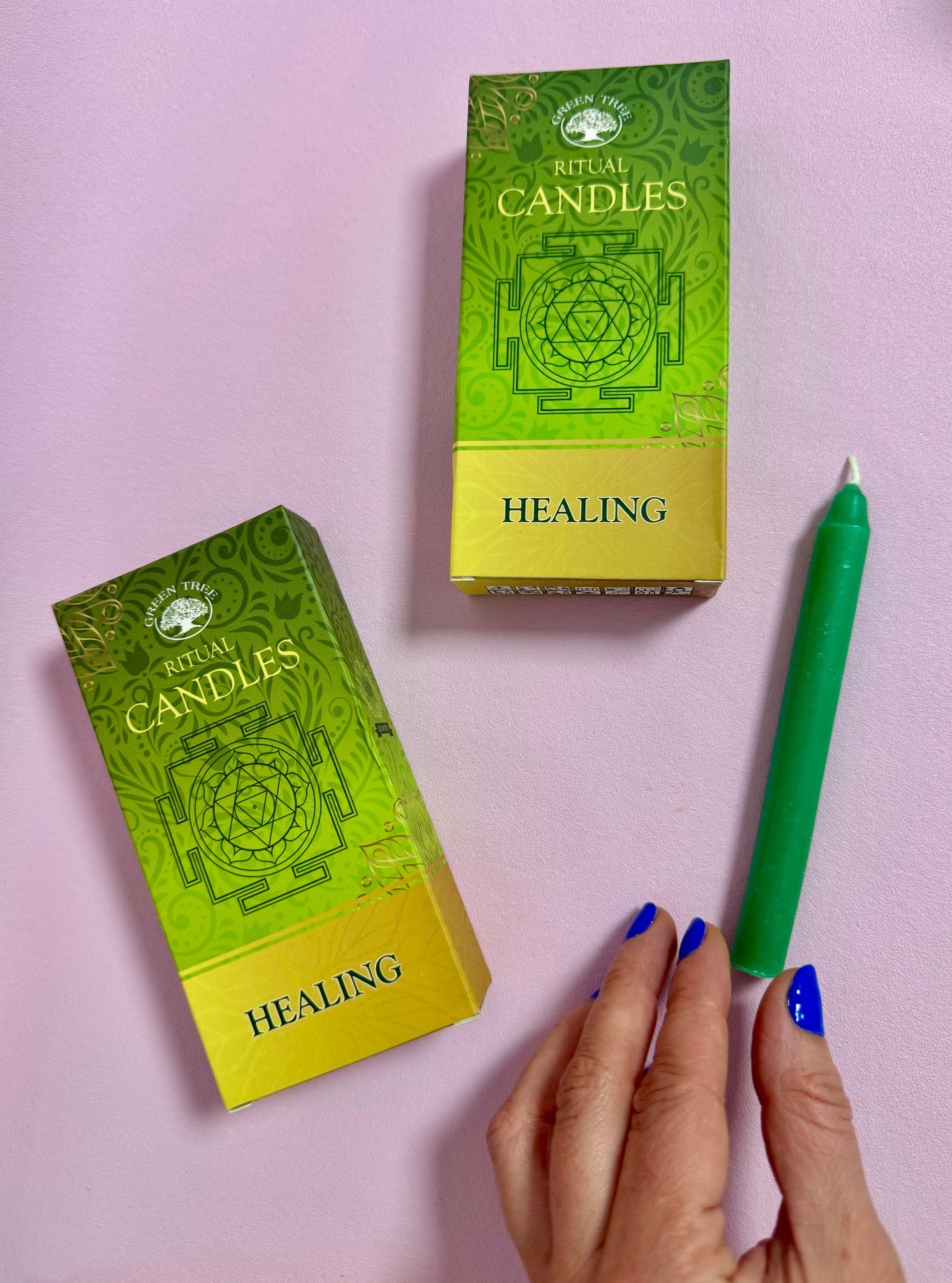 Månesøster Krystaller Horsens - Ritual Candles / Stearinlys- Healing ☾ MÅNESØSTER.DK / MAANESOESTER.DK