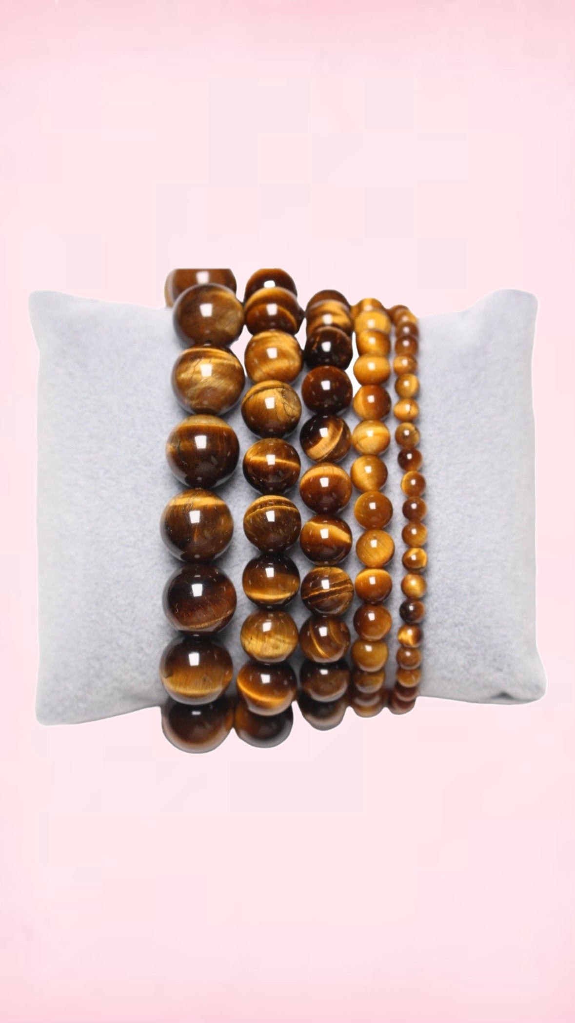 Tigerøje Armbånd 4mm ☾ Kommunikation, Power & Energi