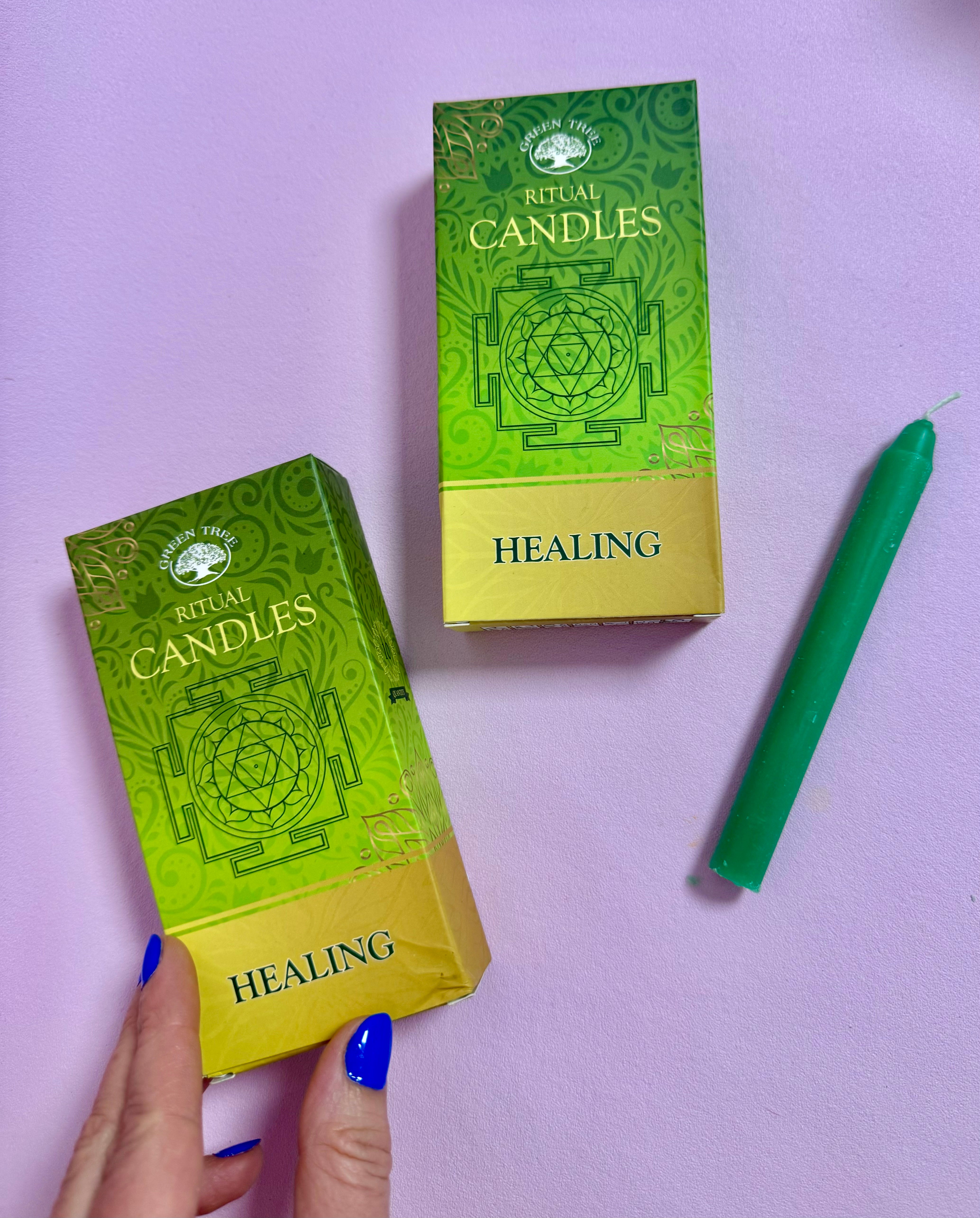 Månesøster Krystaller Horsens - Ritual Candles / Stearinlys- Healing ☾ MÅNESØSTER.DK / MAANESOESTER.DK