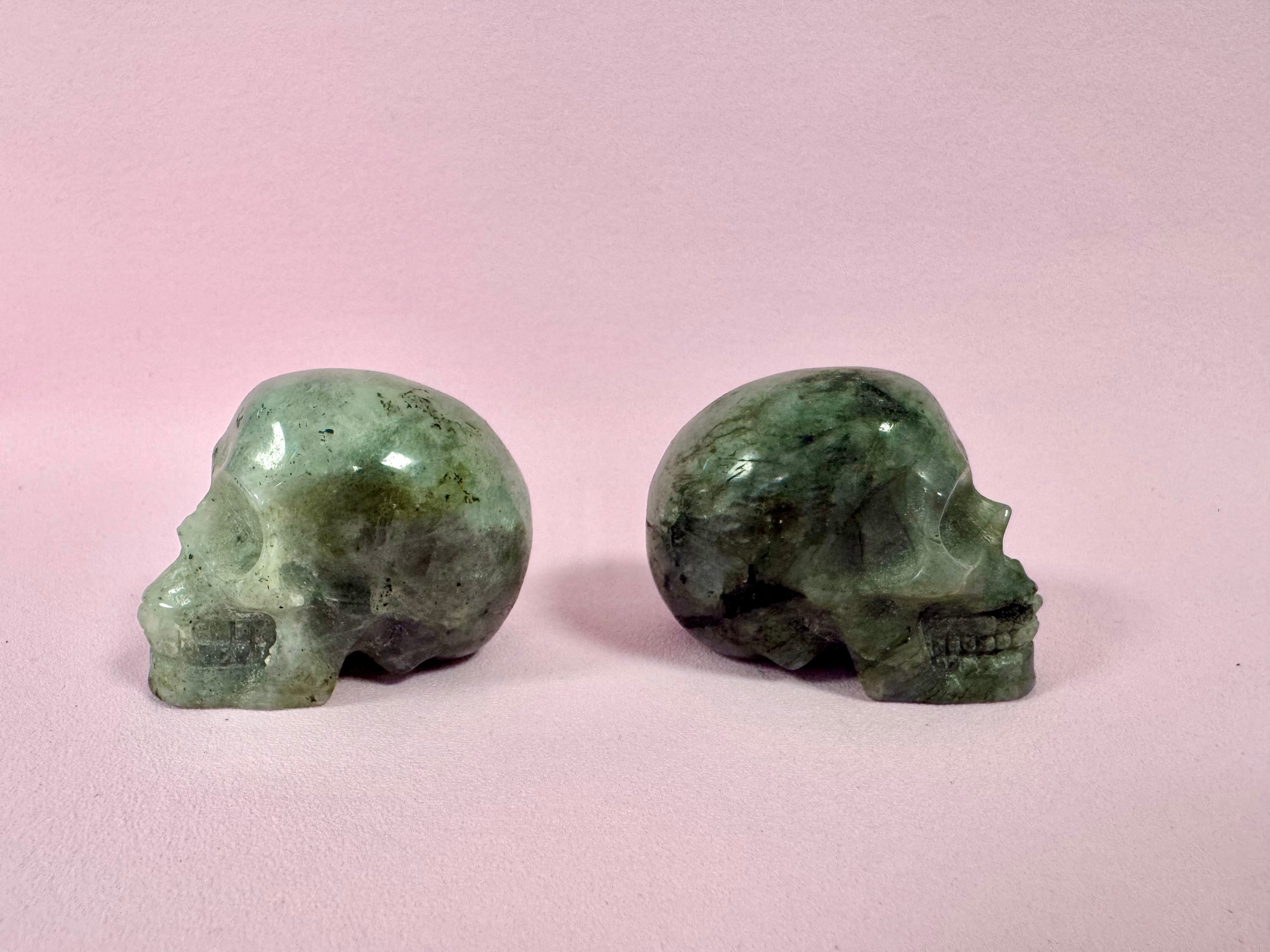 Labradorit Kranie / Skull ☾ Spirituelle evner, styrke, transformation & beskyttelse ☾