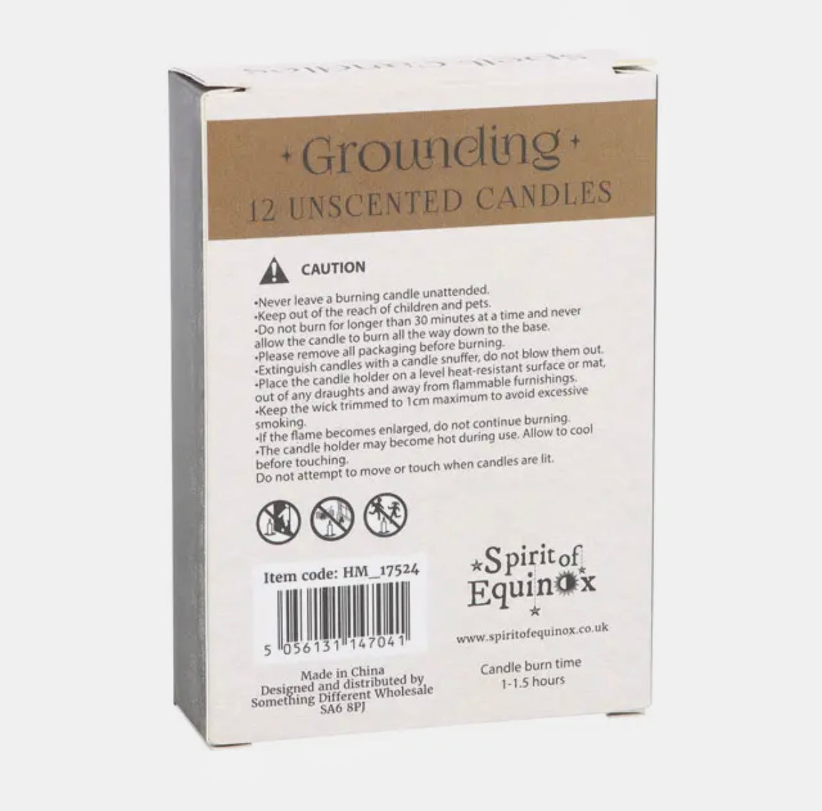 Månesøster Krystaller - Brune ☾ Grounding SPELL CANDLES ☾ For Jordforbindelse