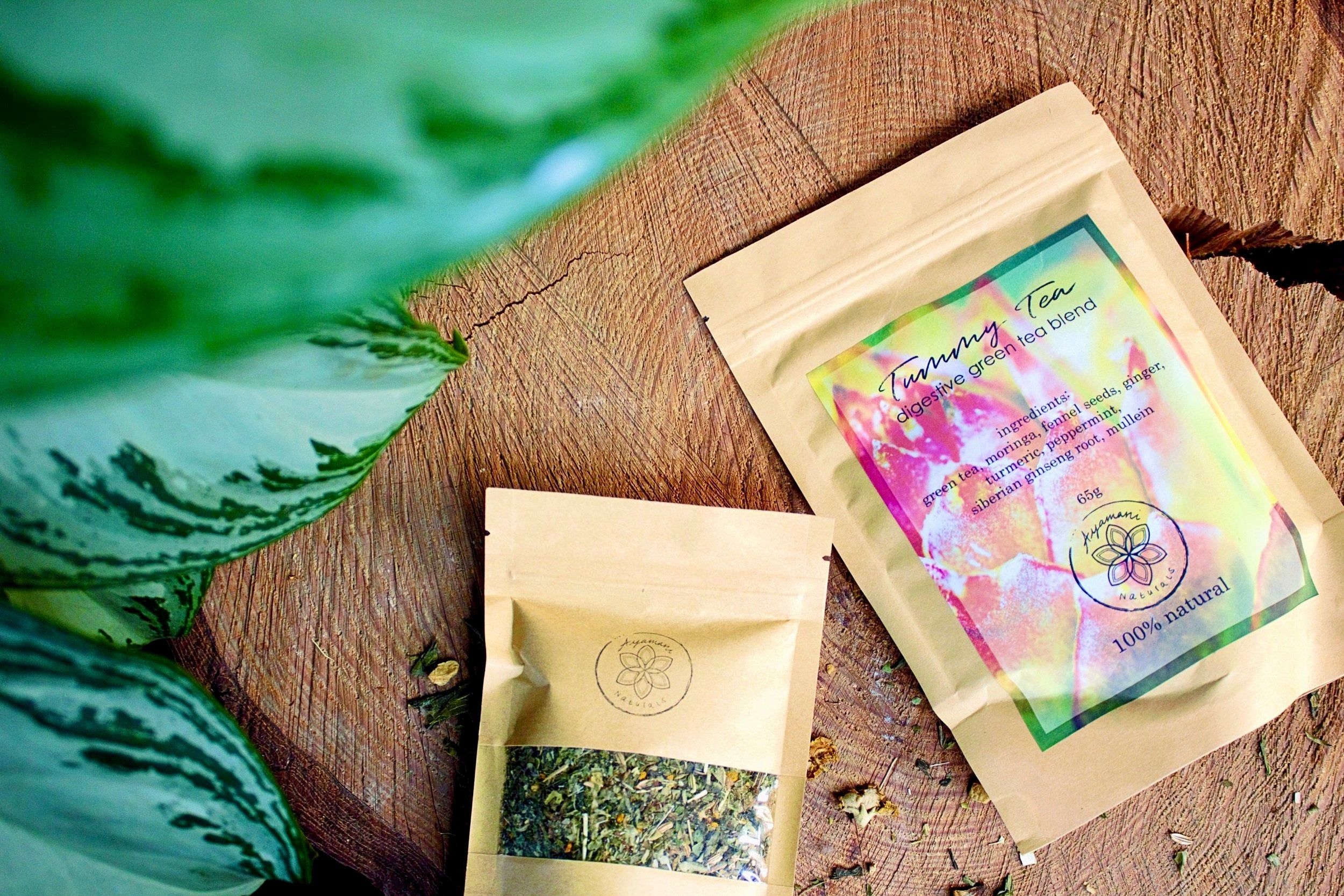 TUMMY TEA | DIGESTIVE HERBAL BLEND ☽ Fordøjelses urtete Fra Ayamani Naturals ☽ 100, 65 eller 30 gram