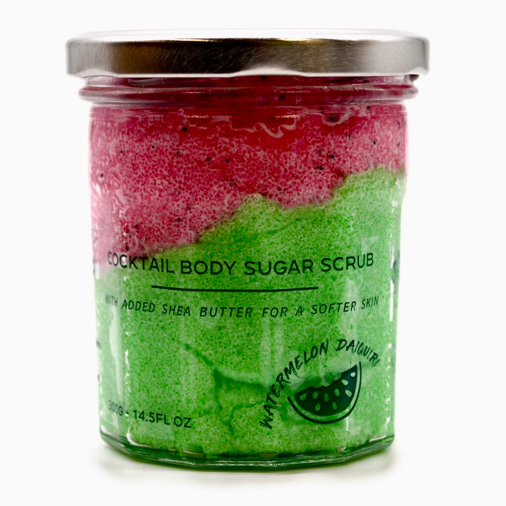 Månesøster Krystaller Watermelon Daiquiri Cocktail Sugar Body Scrub 300 gram