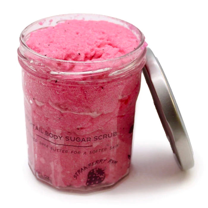 Månesøster Krystaller Strawberry Rum Cocktail Sugar Body Scrub
