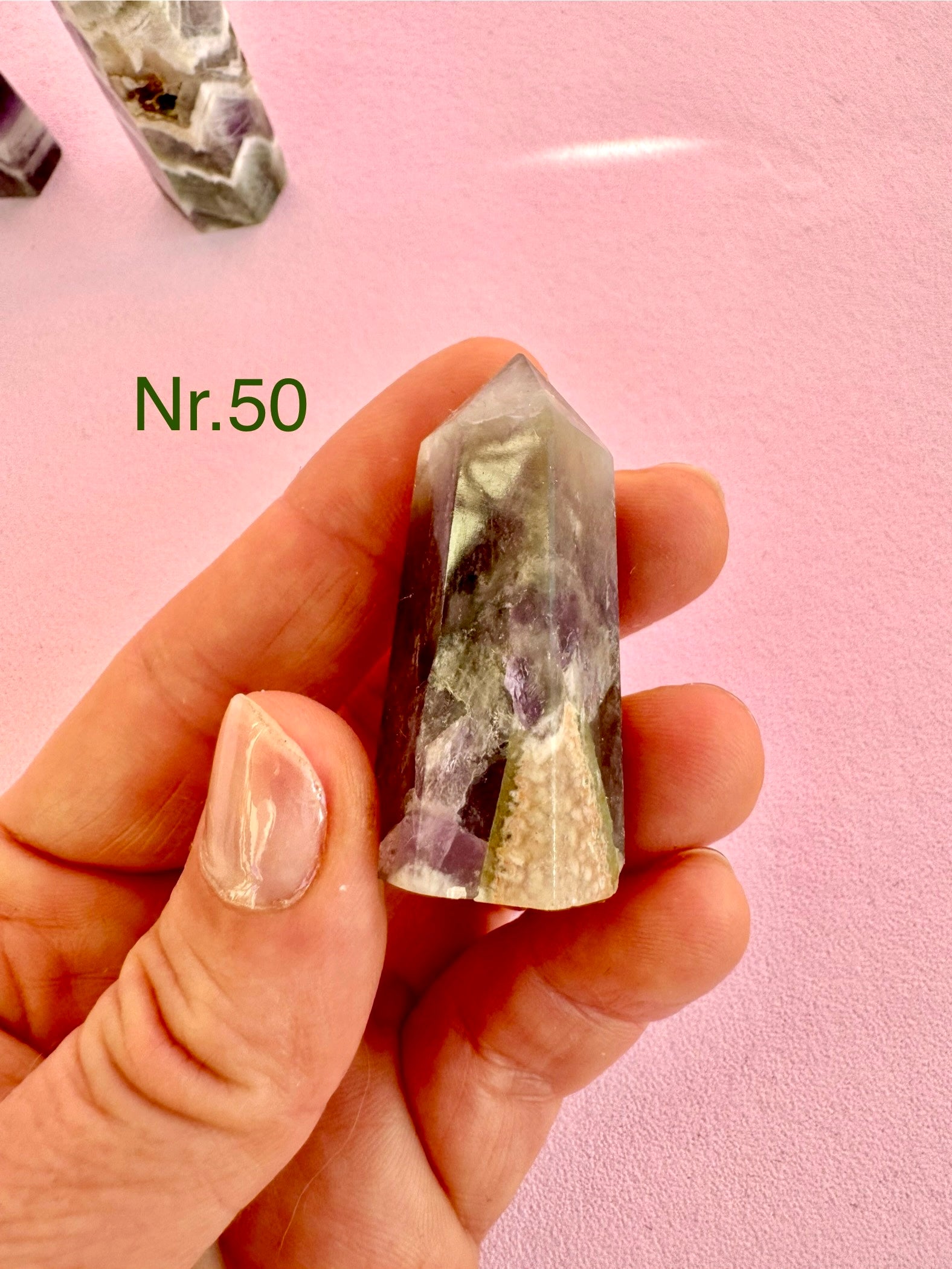 Drømme Ametyst Tårn ☾ RO, HEALING & SELVKÆRLIGHED ☾ Nr. 46-50