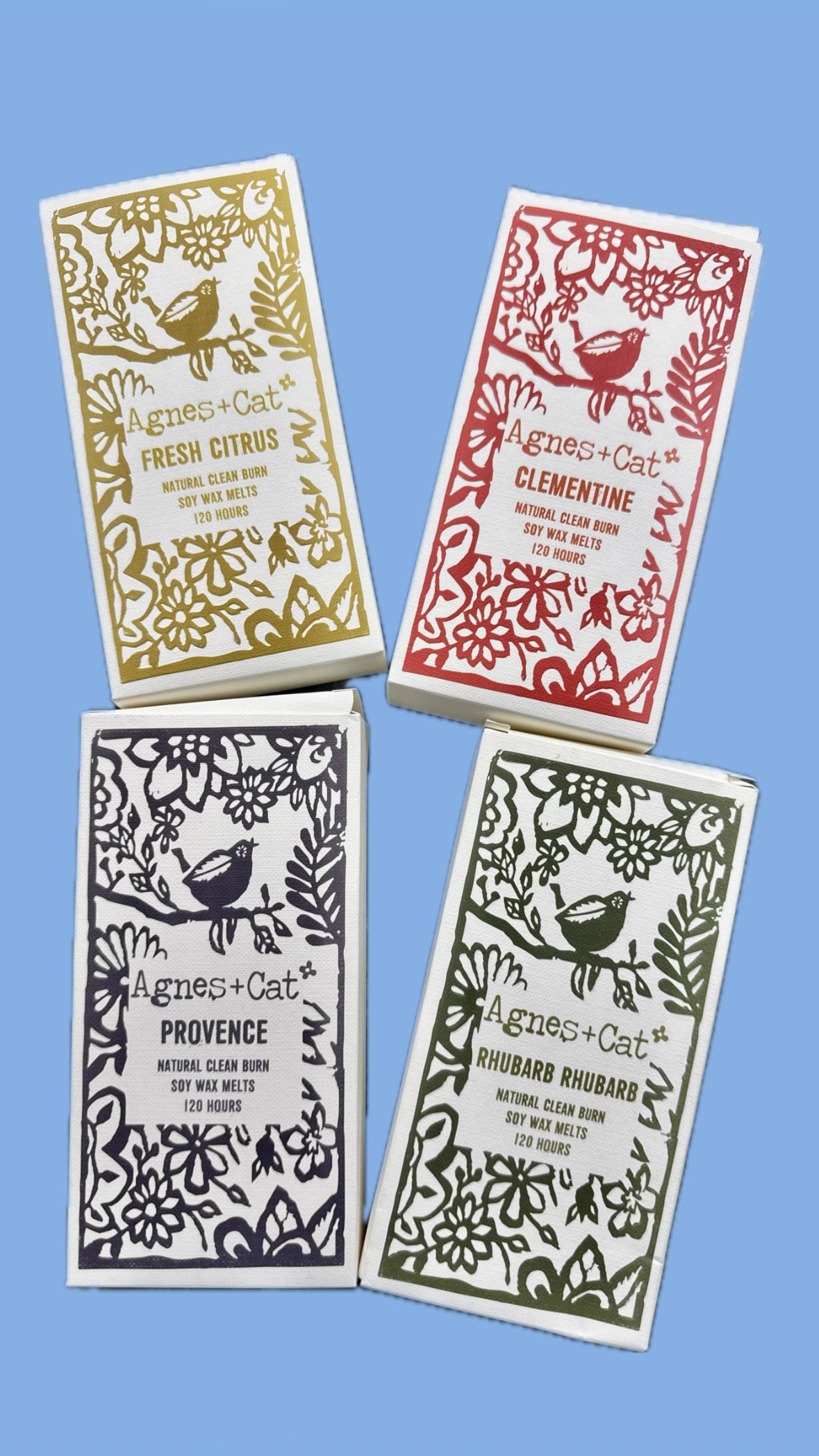 Agnes + Cat Soy Wax Melts – Naturlige Duftvokse / MAANESOESER.DK / MÅNESØSTER.DK