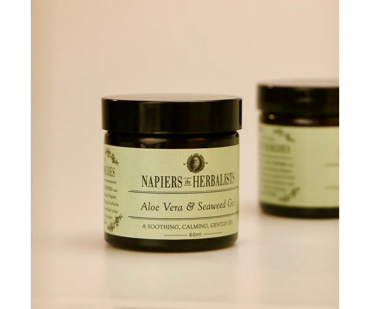 Månesøster Krystaller - Aloe Vera & Seaweed Gel fra Napiers - 60 ml. / MAANESOESTER.DK / MÅNESØSTER.DK