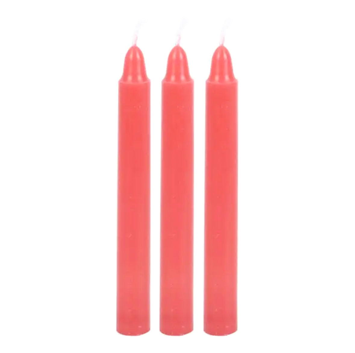 Månesøster Krystaller Røde ☾ Passion SPELL CANDLES ☾ For lidenskab - Stearinlys